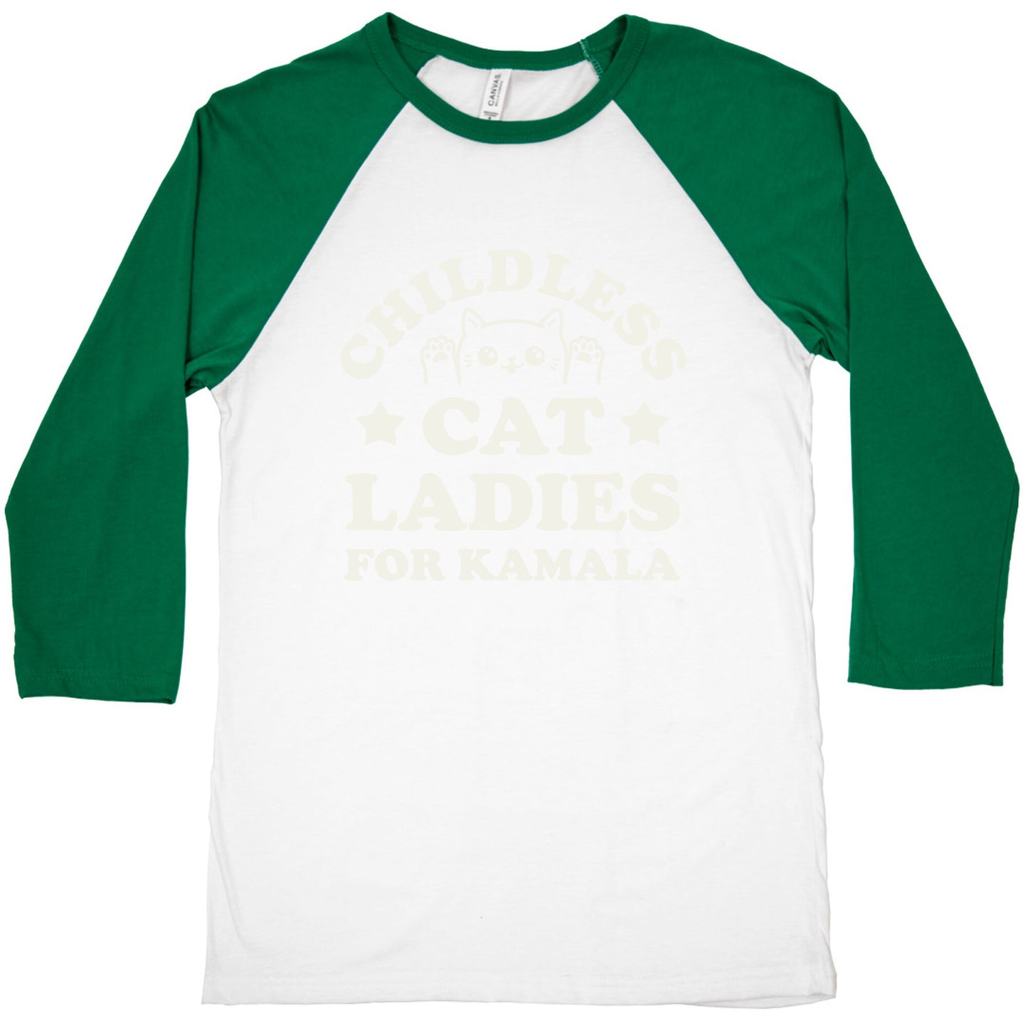 Childless Cat Ladies for Kamala Baseball Tee