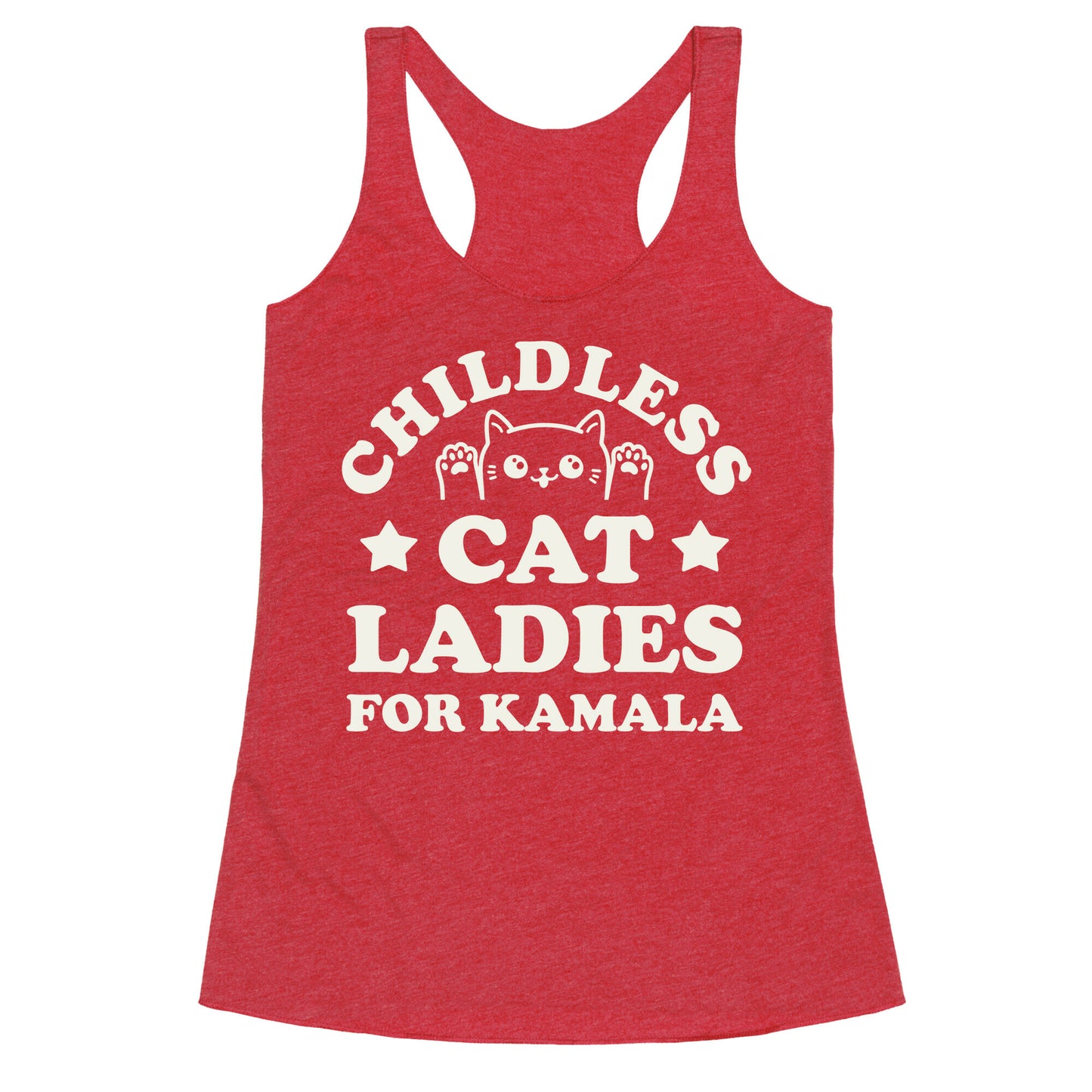 Childless Cat Ladies for Kamala Racerback Tank