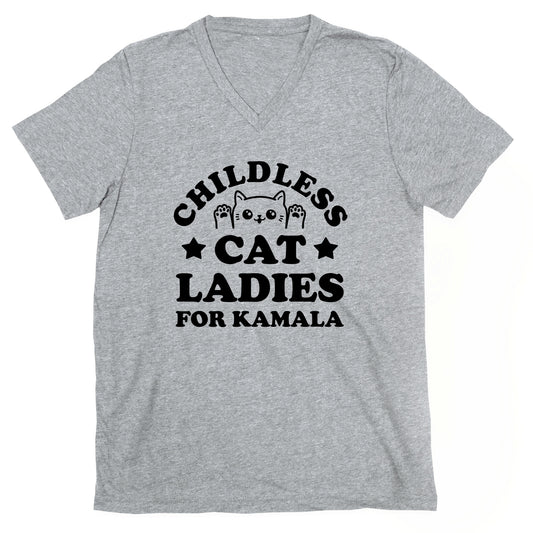 Childless Cat Ladies for Kamala V-Neck