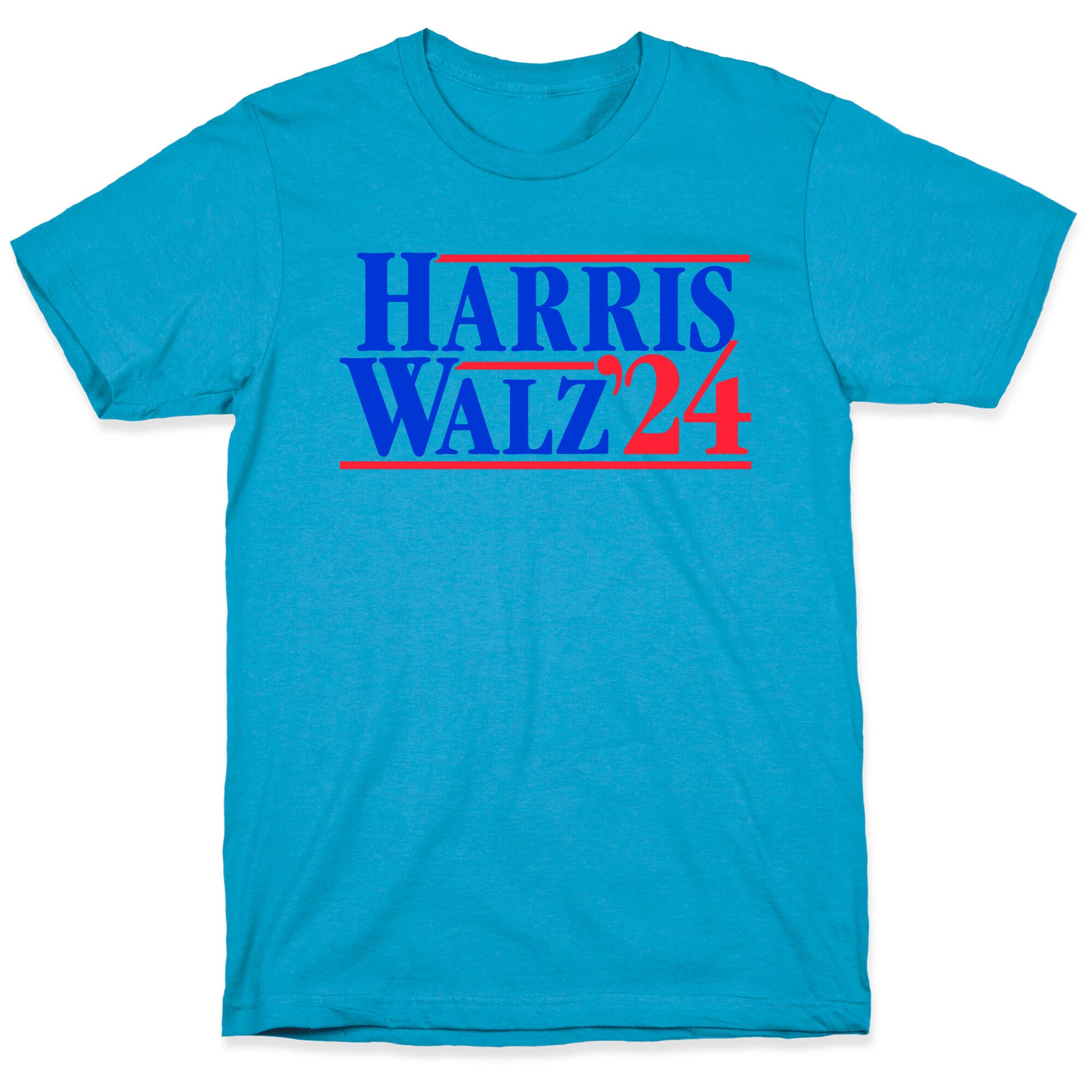 Harris Walz 2024 Blue Unisex Triblend Tee