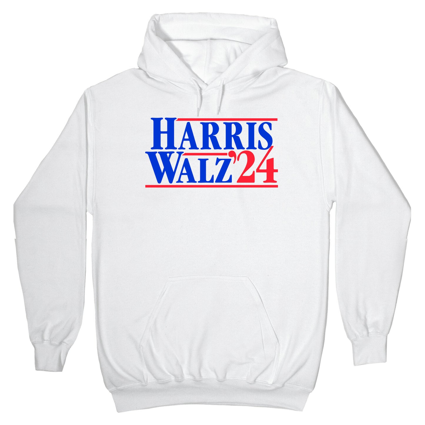 Harris Walz 2024 Blue Hoodie