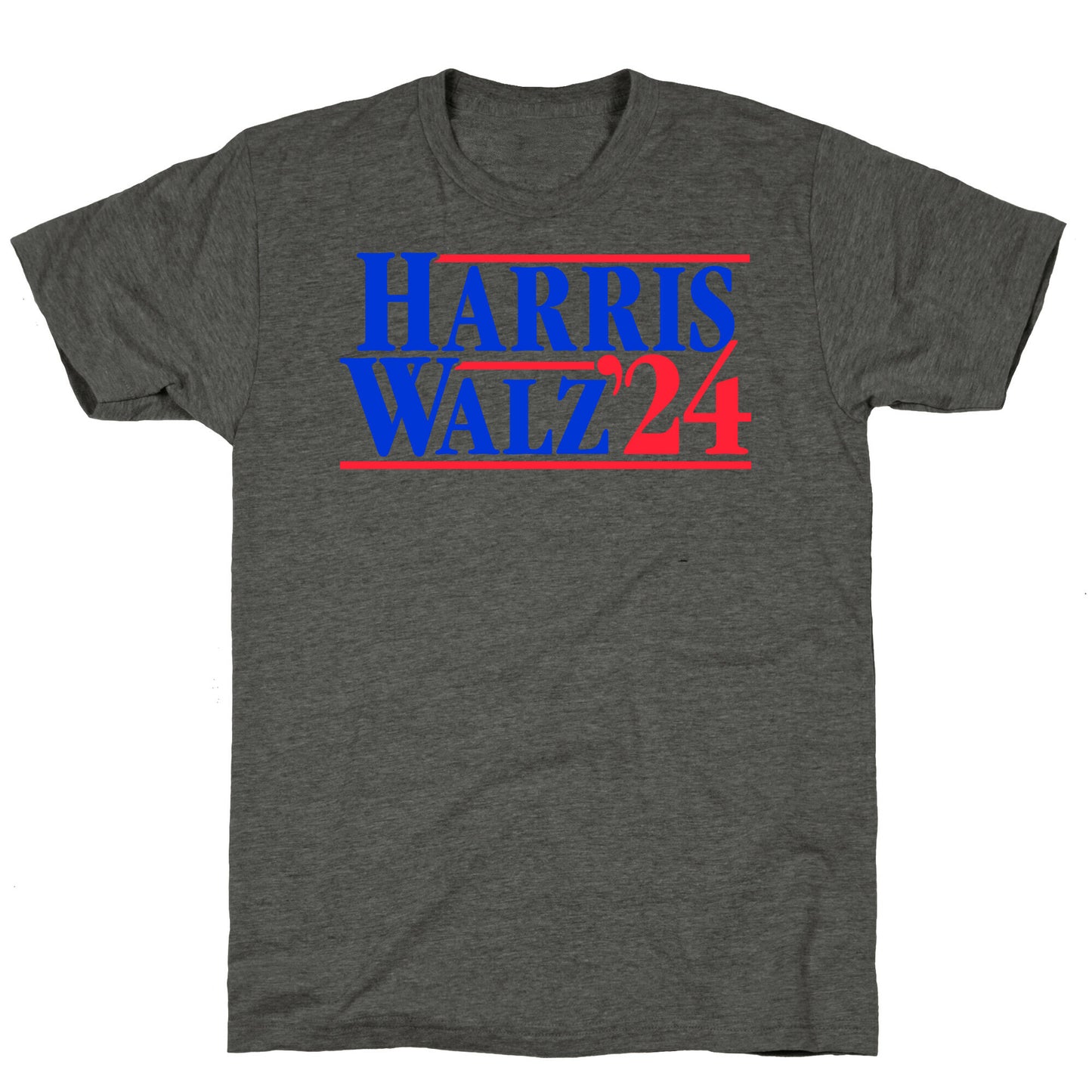 Harris Walz 2024 Blue Unisex Triblend Tee