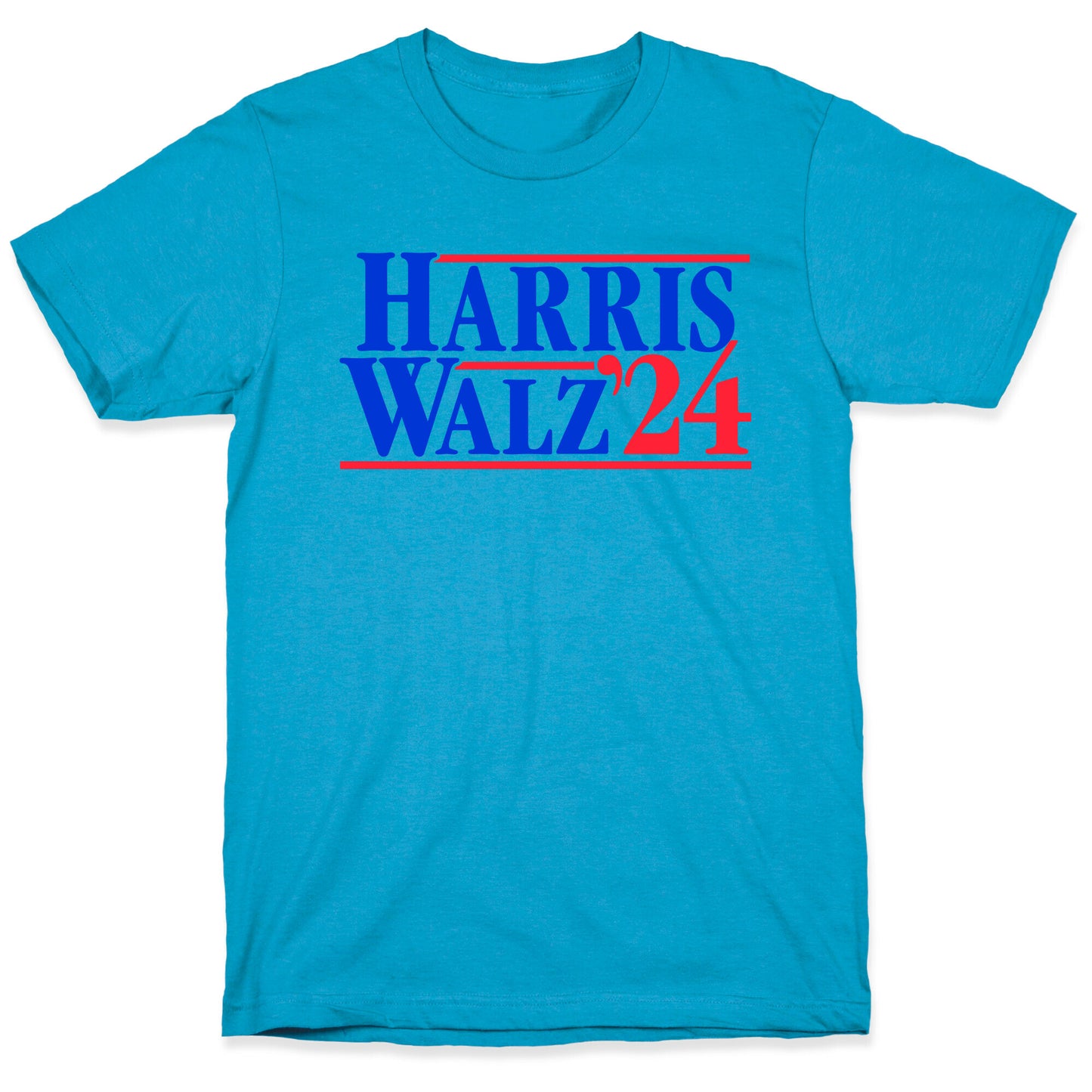 Harris Walz 2024 Blue Unisex Triblend Tee