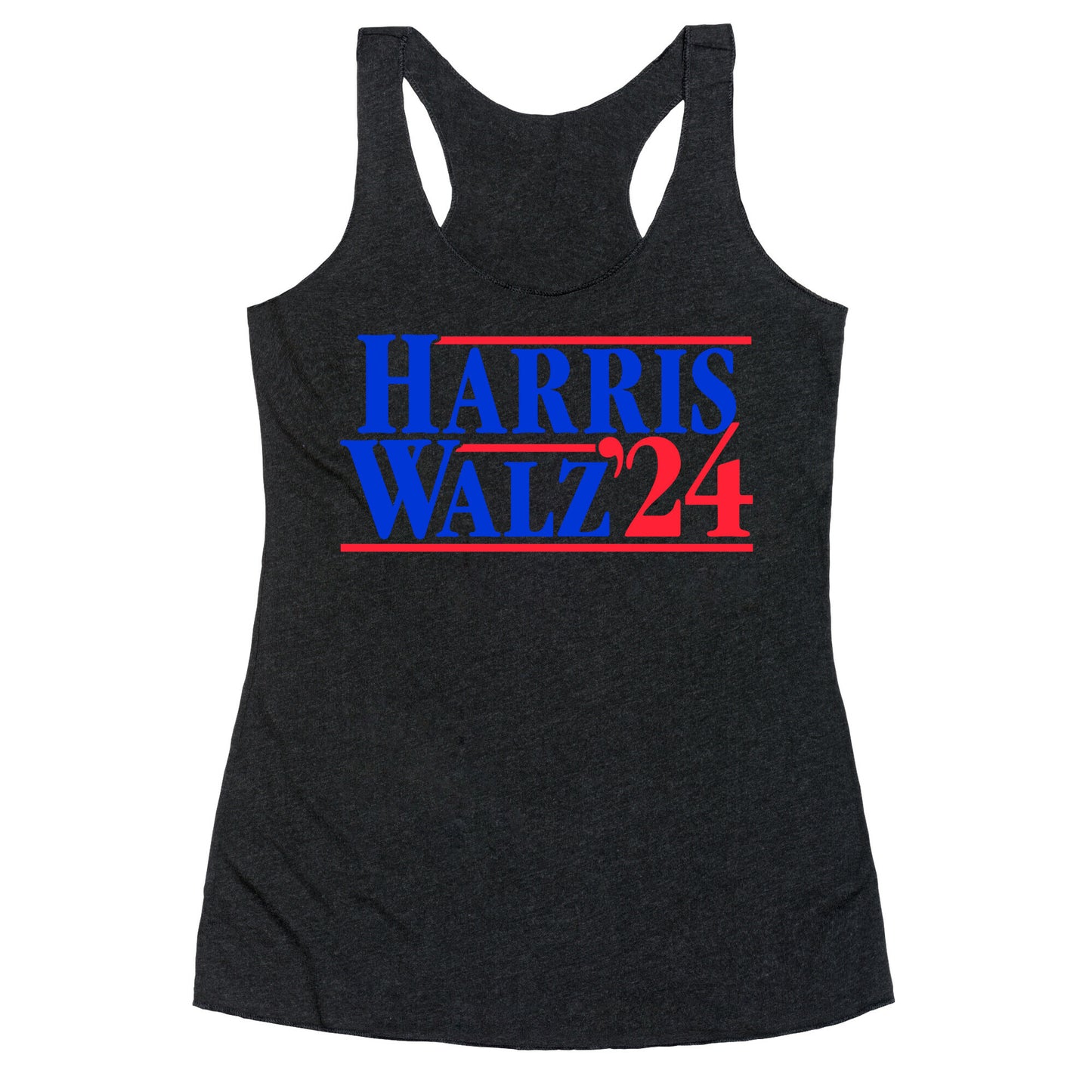 Harris Walz 2024 Blue Racerback Tank