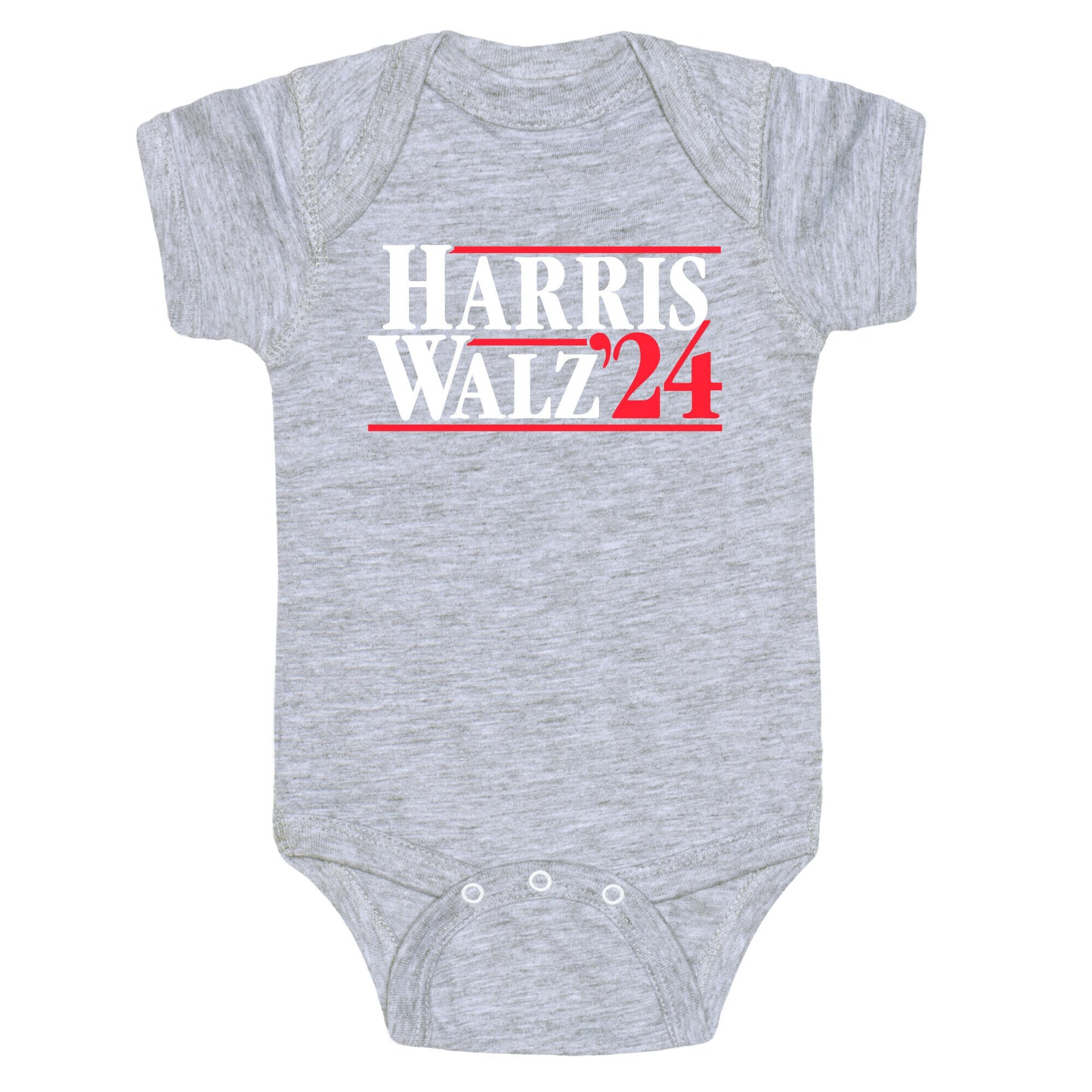 Harris Walz 2024 White Baby One-Piece