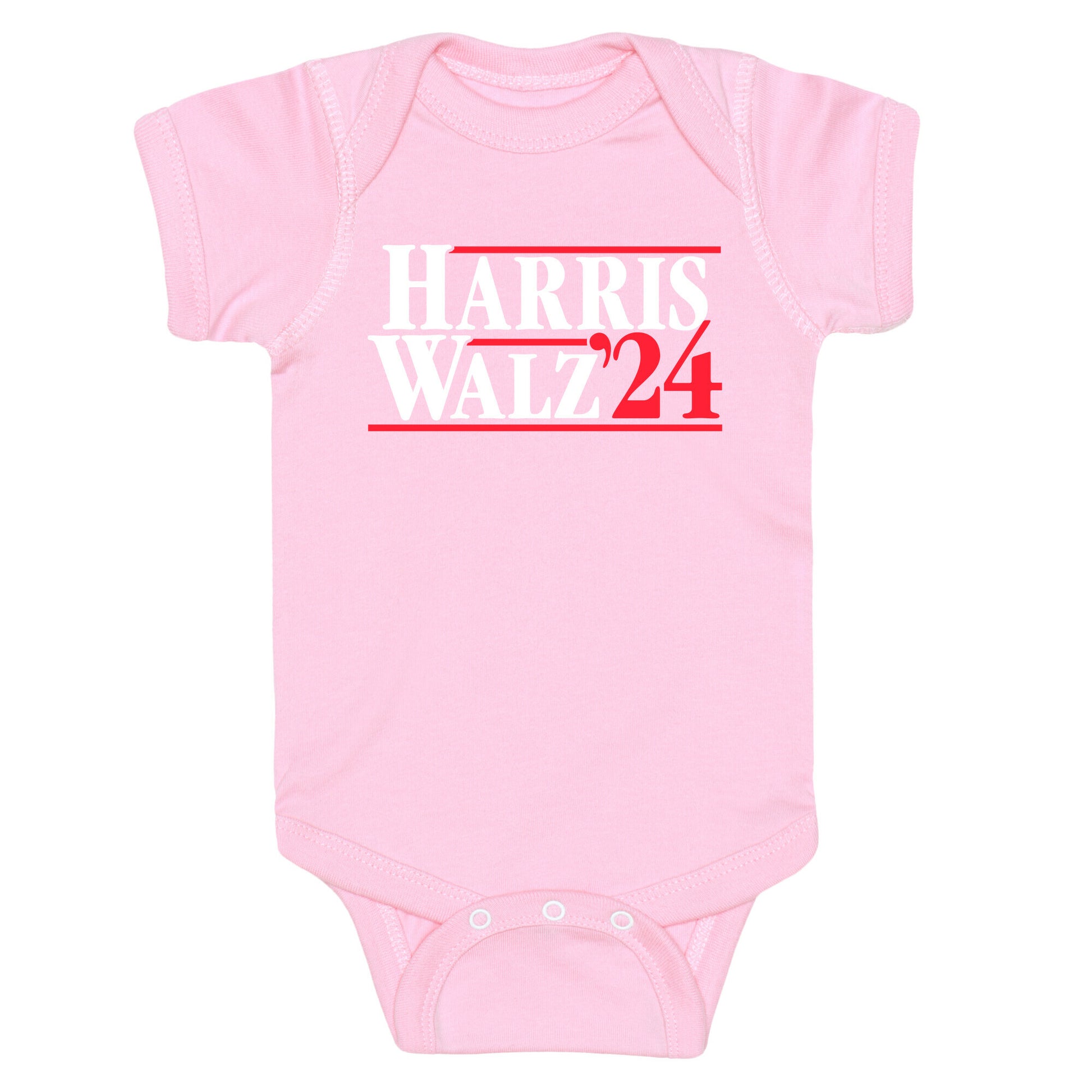 Harris Walz 2024 White Baby One-Piece