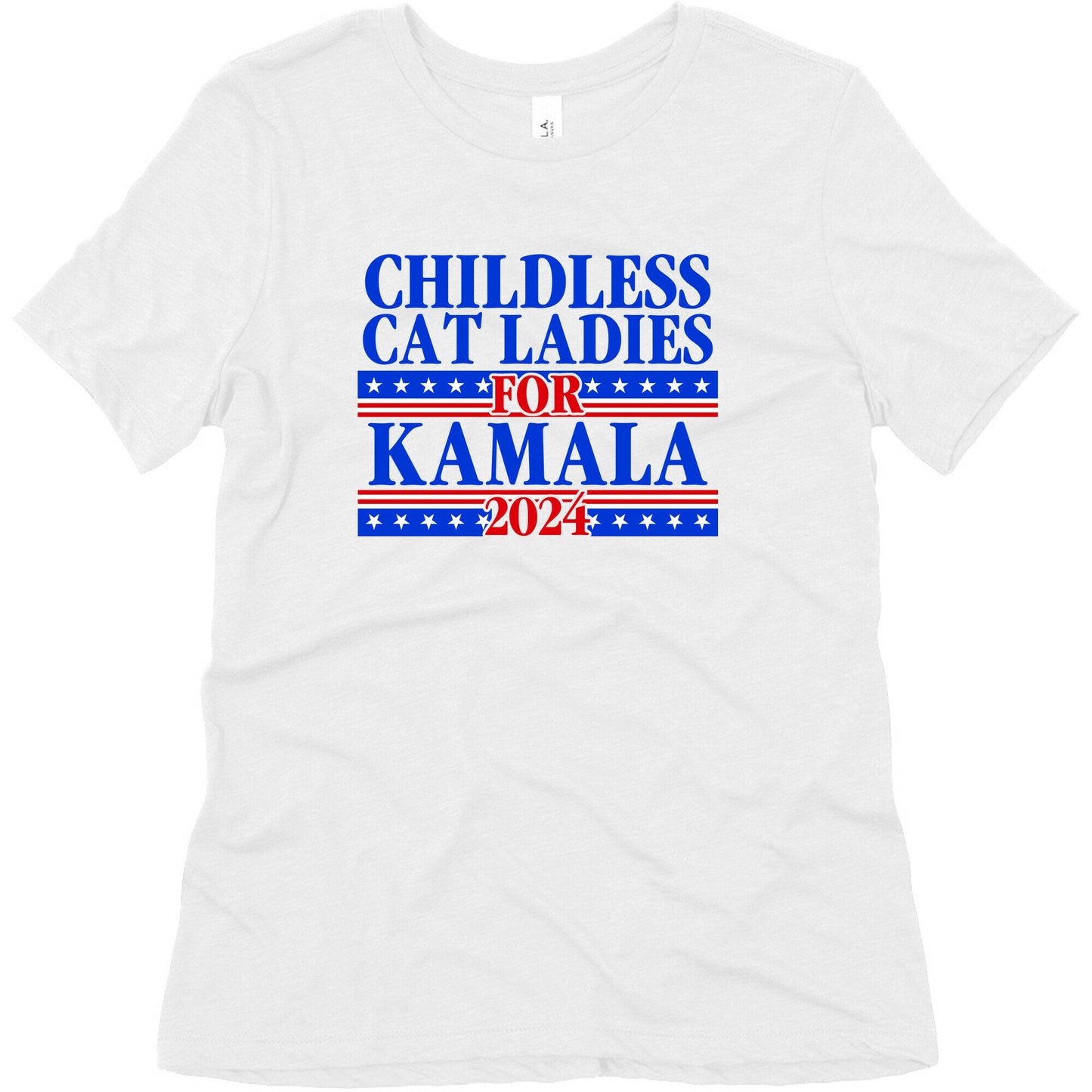 Patriotic Childless Cat Ladies for Kamala Womens Triblend Tee