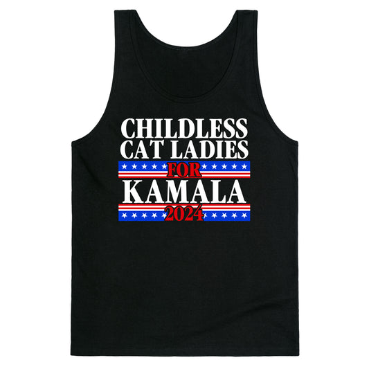 Patriotic Childless Cat Ladies for Kamala Tank Top