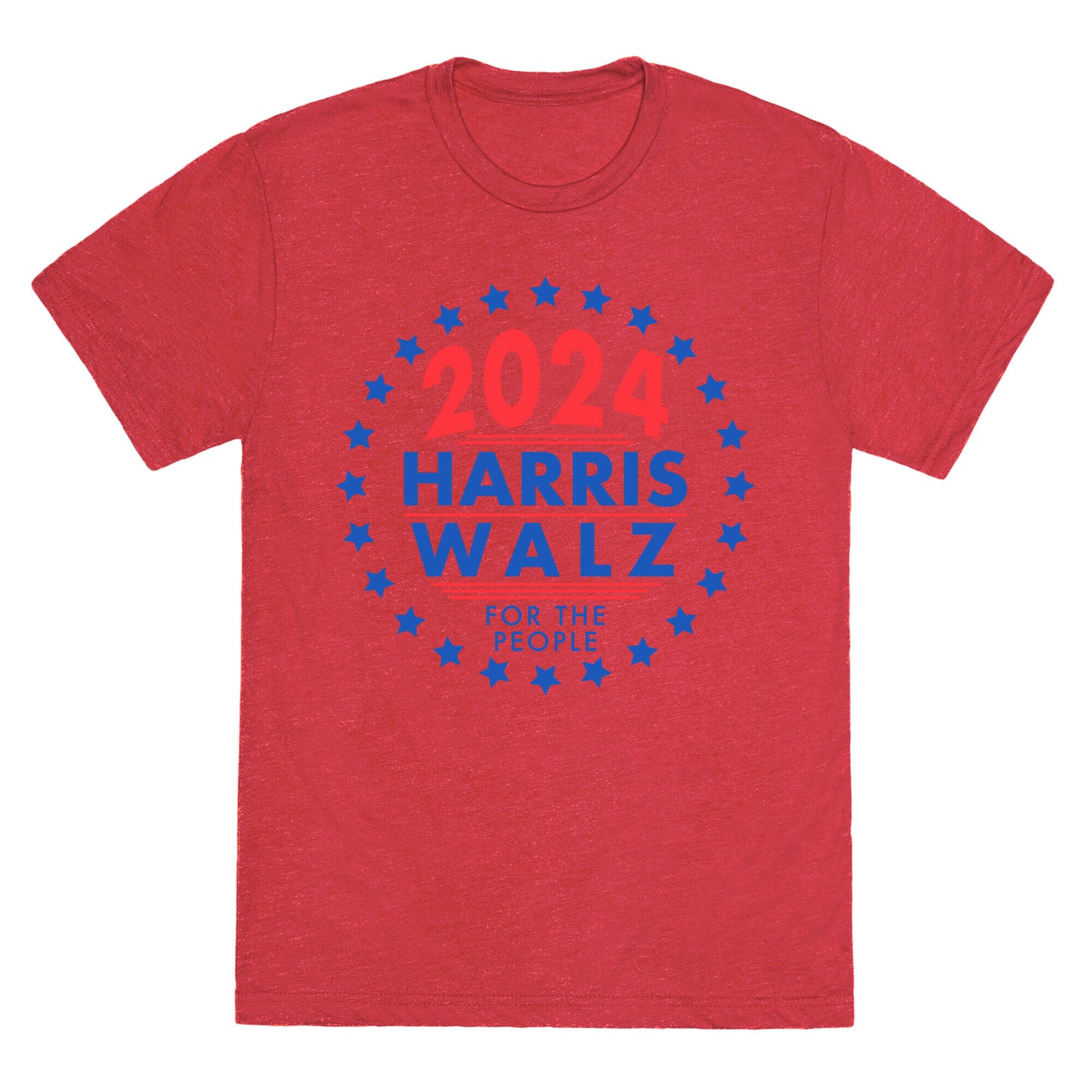 2024 Harris Walz For The People Unisex Triblend Tee