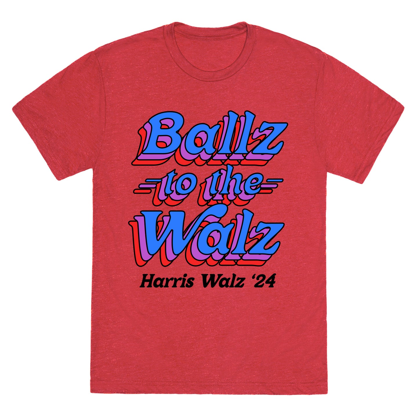 Ballz to the Walz (Harris Walz 2024) Unisex Triblend Tee