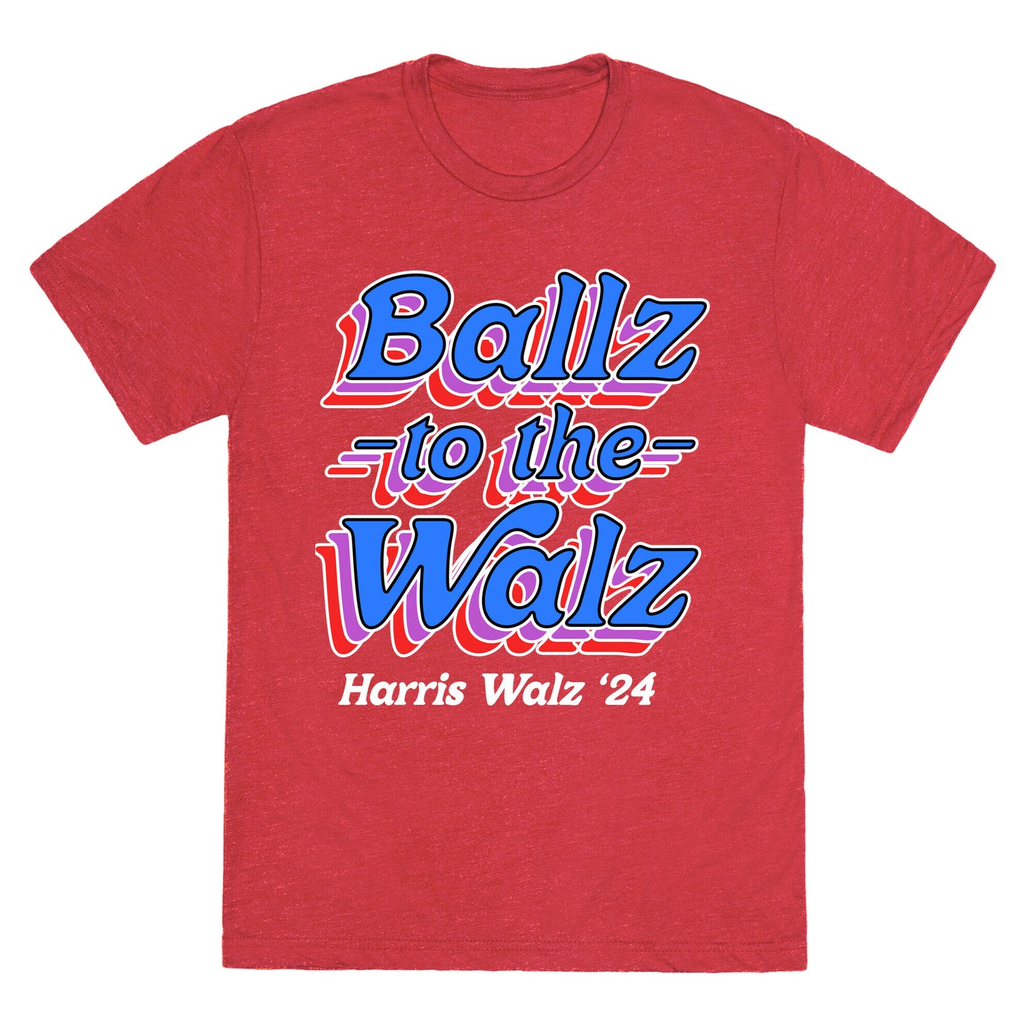 Ballz to the Walz (Harris Walz 2024) Unisex Triblend Tee