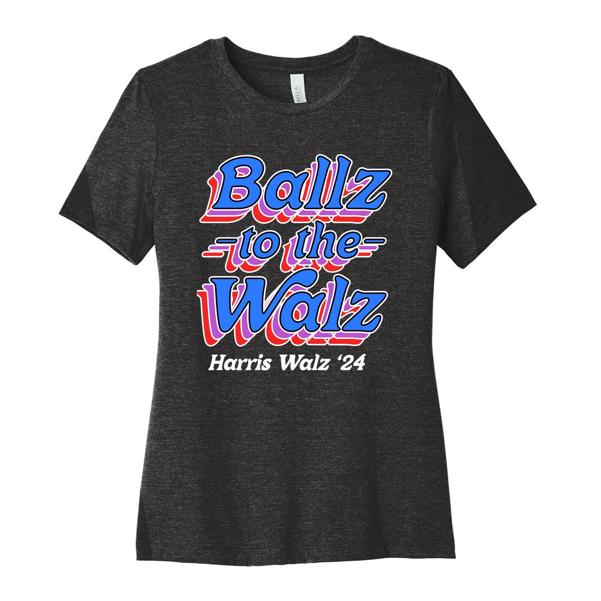 Ballz to the Walz (Harris Walz 2024) Womens Cotton Tee