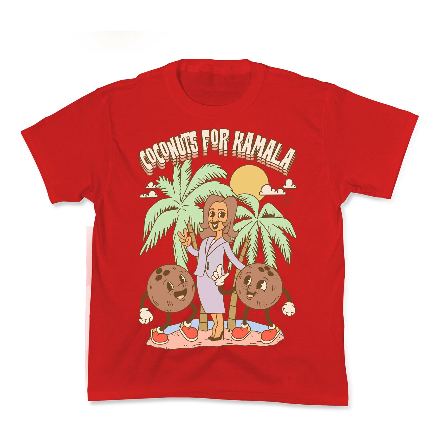 Coconuts For Kamala Kids Tee