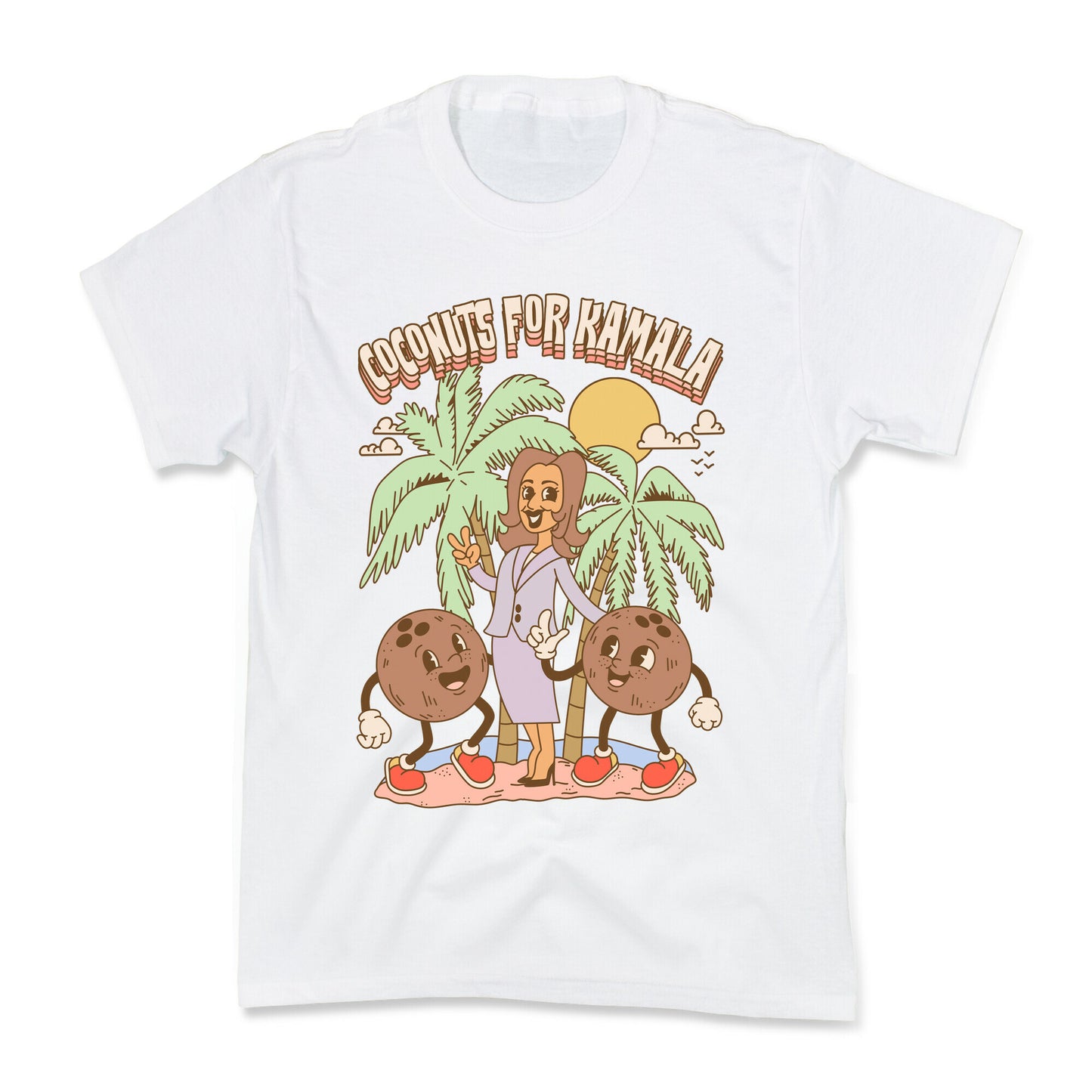 Coconuts For Kamala Kids Tee