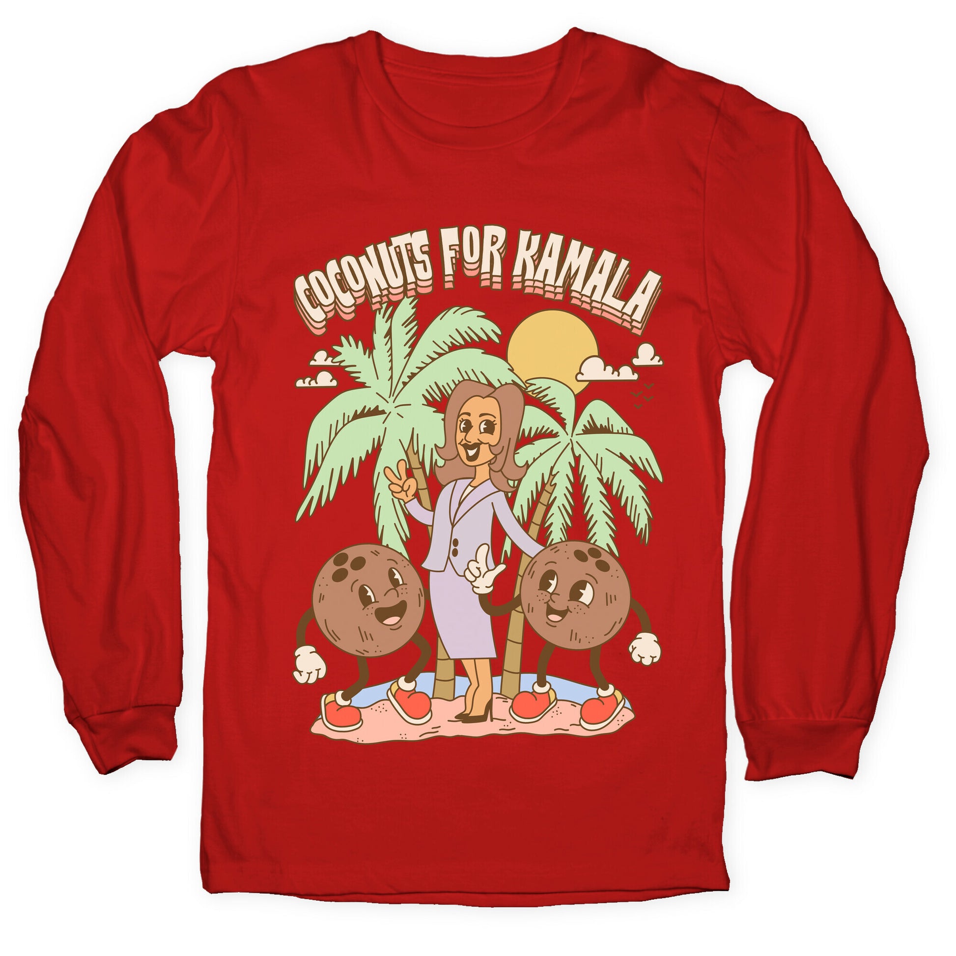 Coconuts For Kamala Longsleeve Tee
