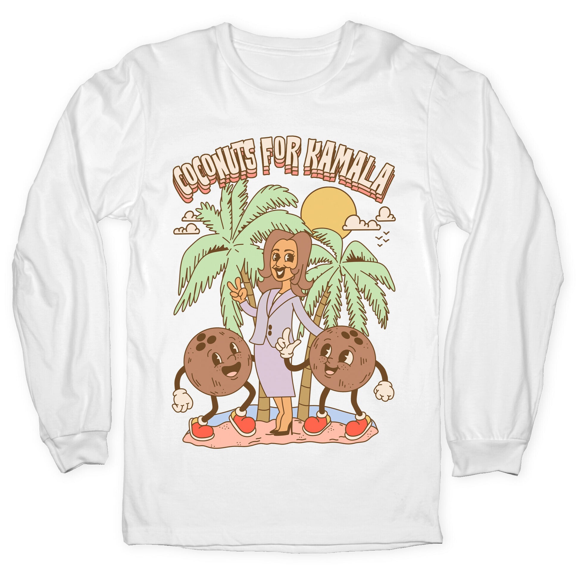 Coconuts For Kamala Longsleeve Tee