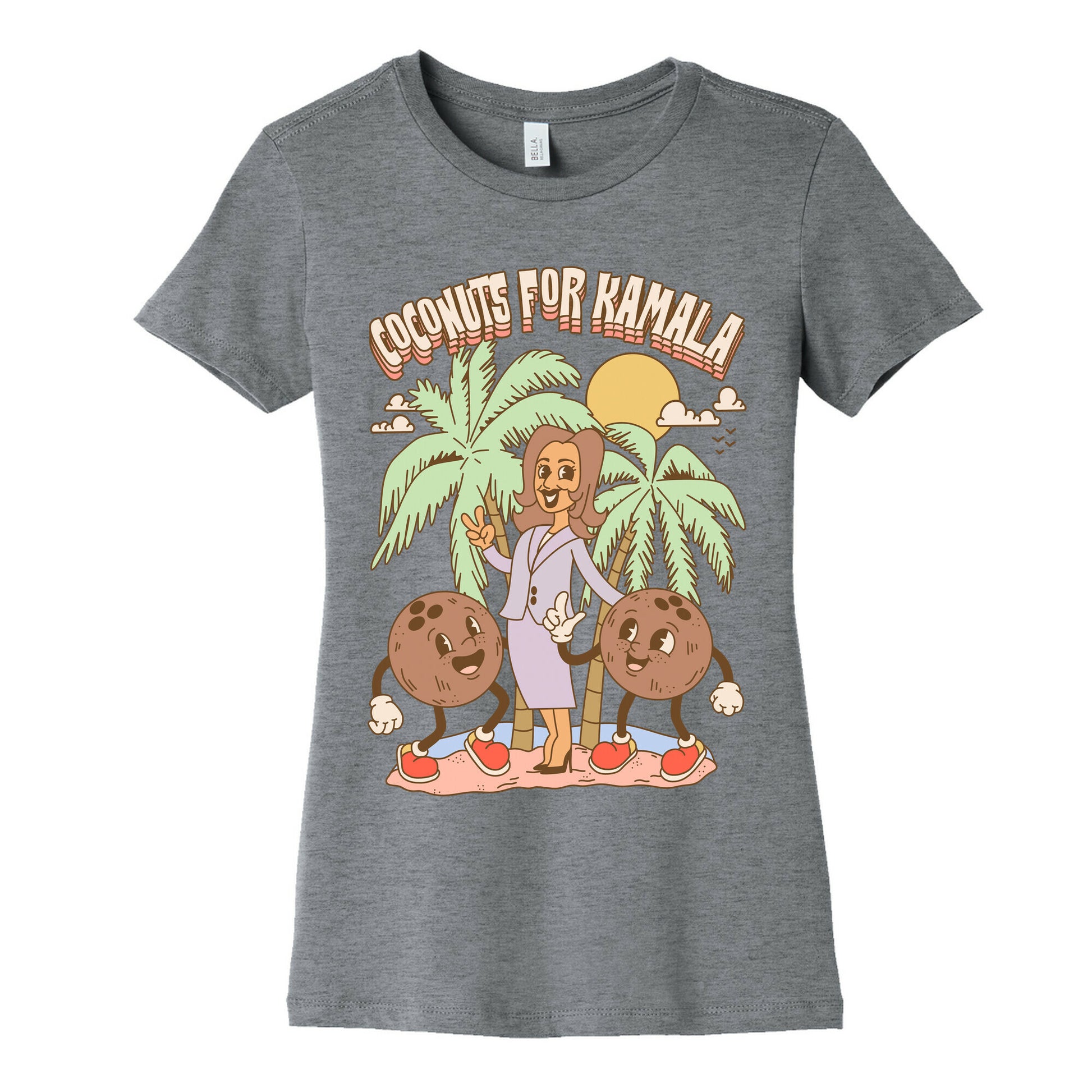 Coconuts For Kamala Womens Cotton Tee