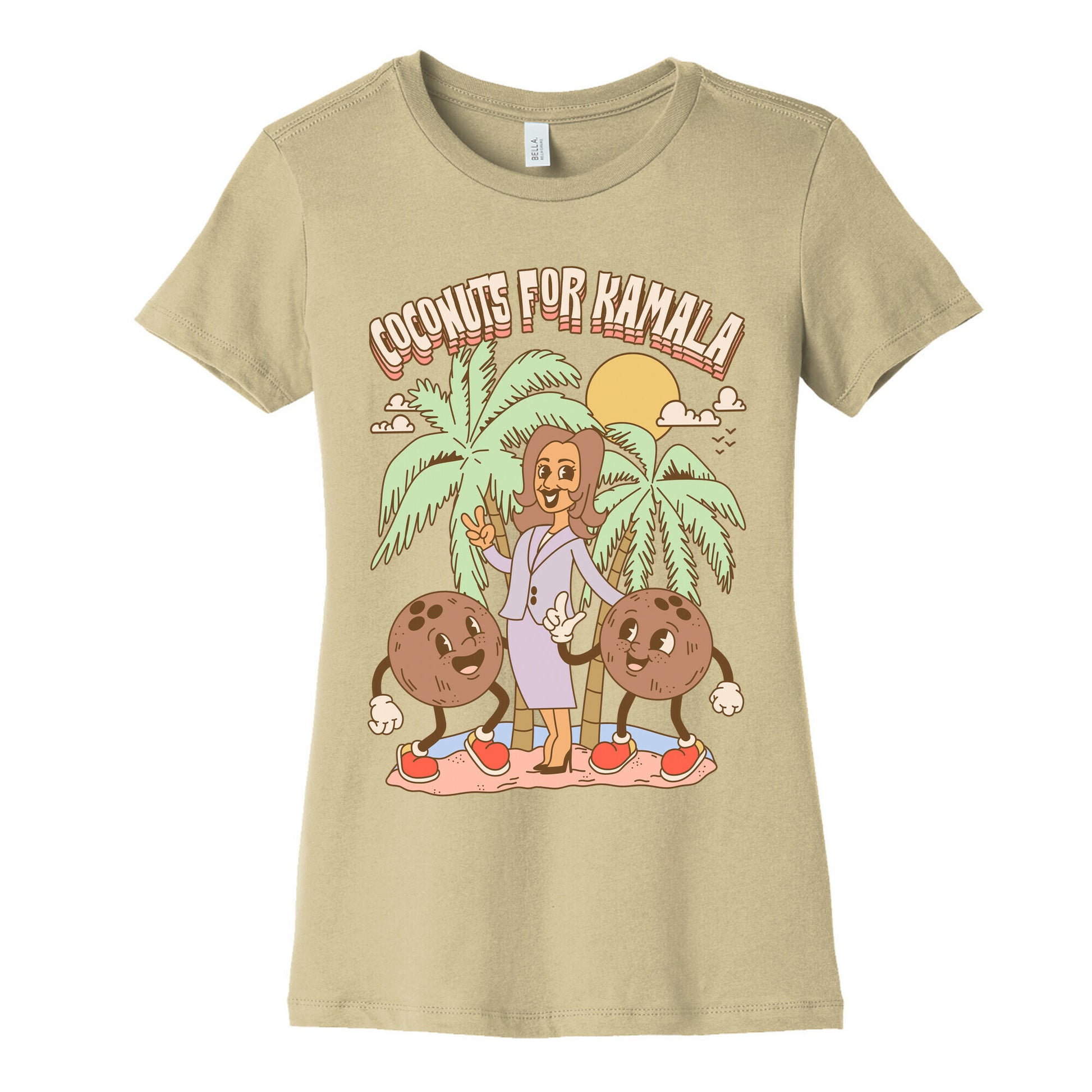 Coconuts For Kamala Womens Cotton Tee