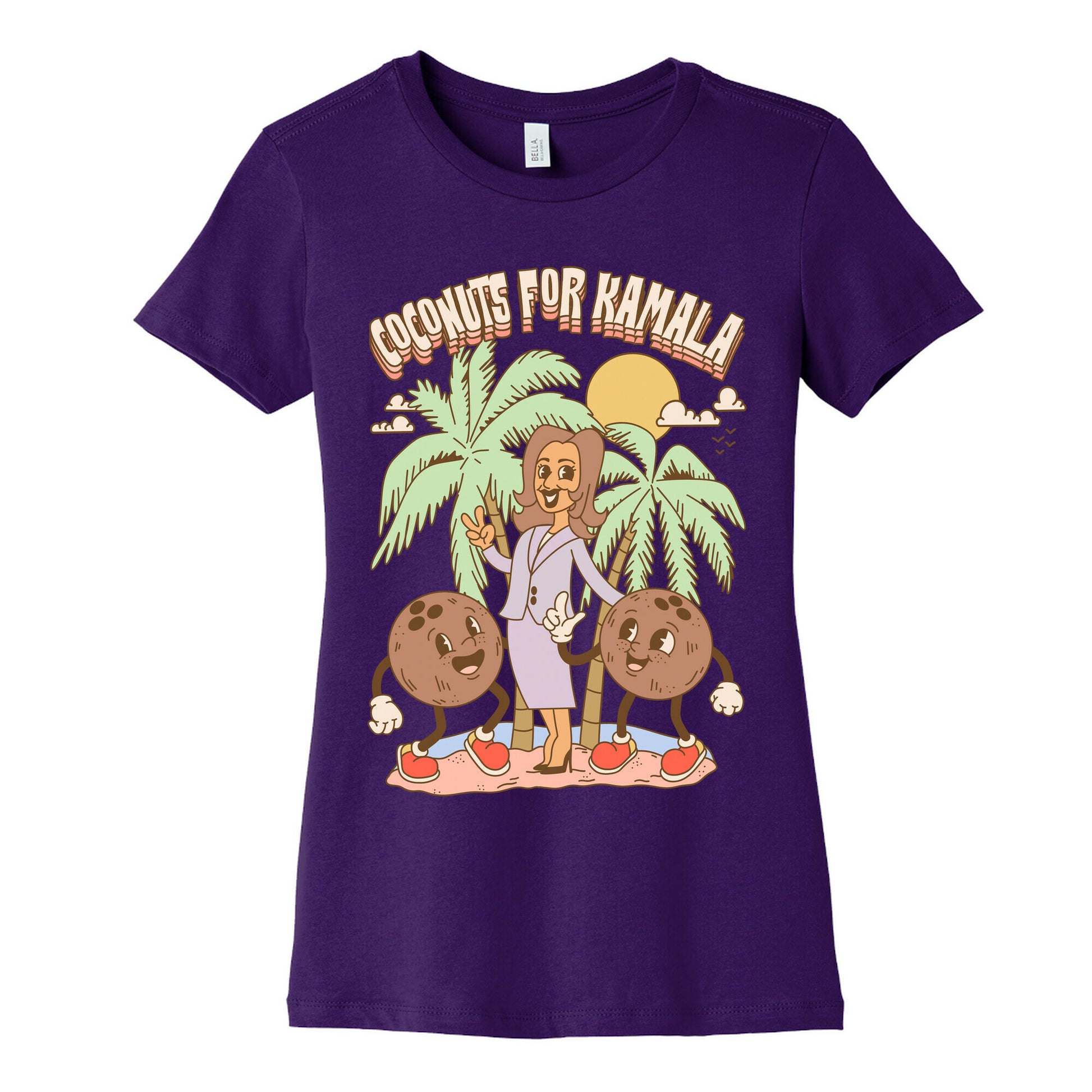 Coconuts For Kamala Womens Cotton Tee