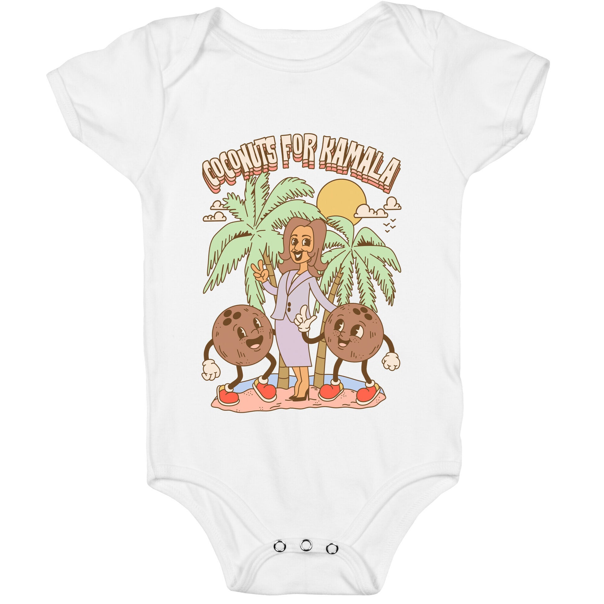 Coconuts For Kamala Baby One-Piece