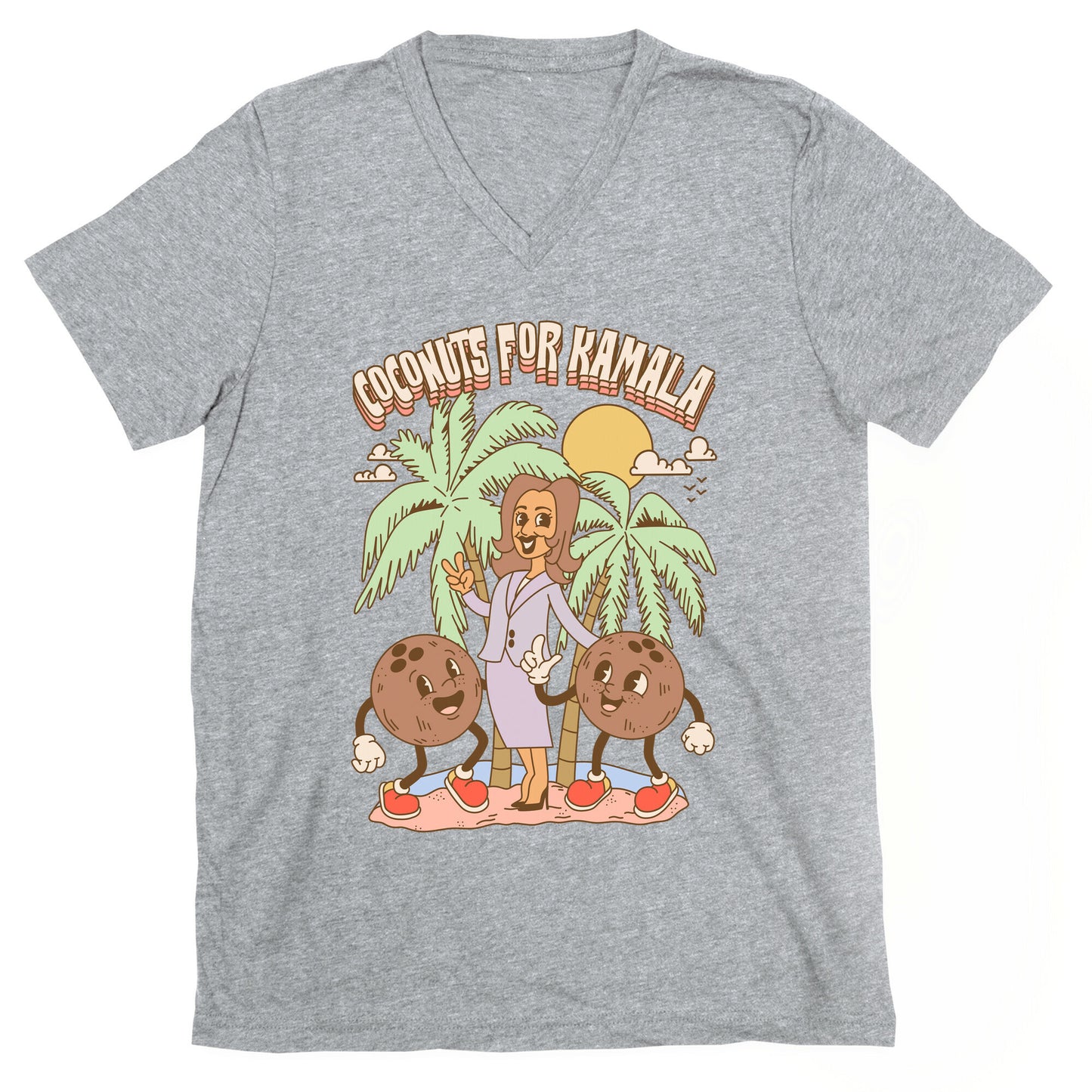Coconuts For Kamala V-Neck