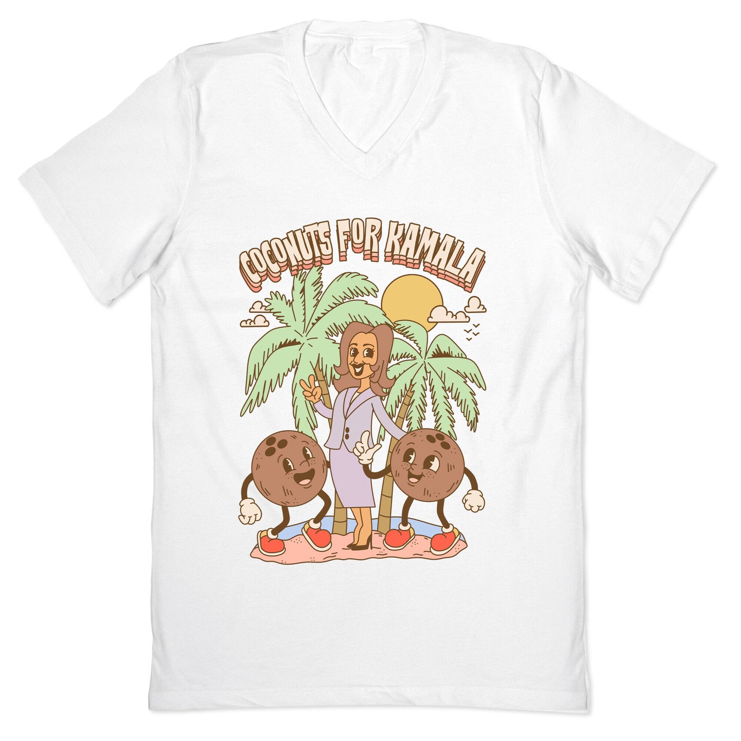 Coconuts For Kamala V-Neck