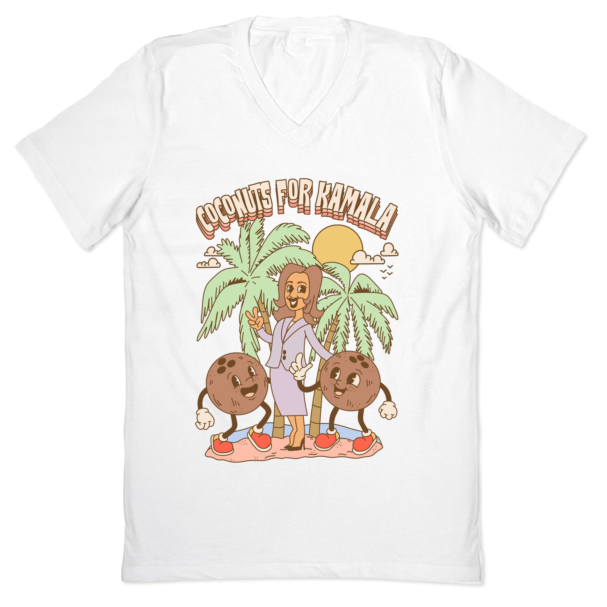 Coconuts For Kamala V-Neck