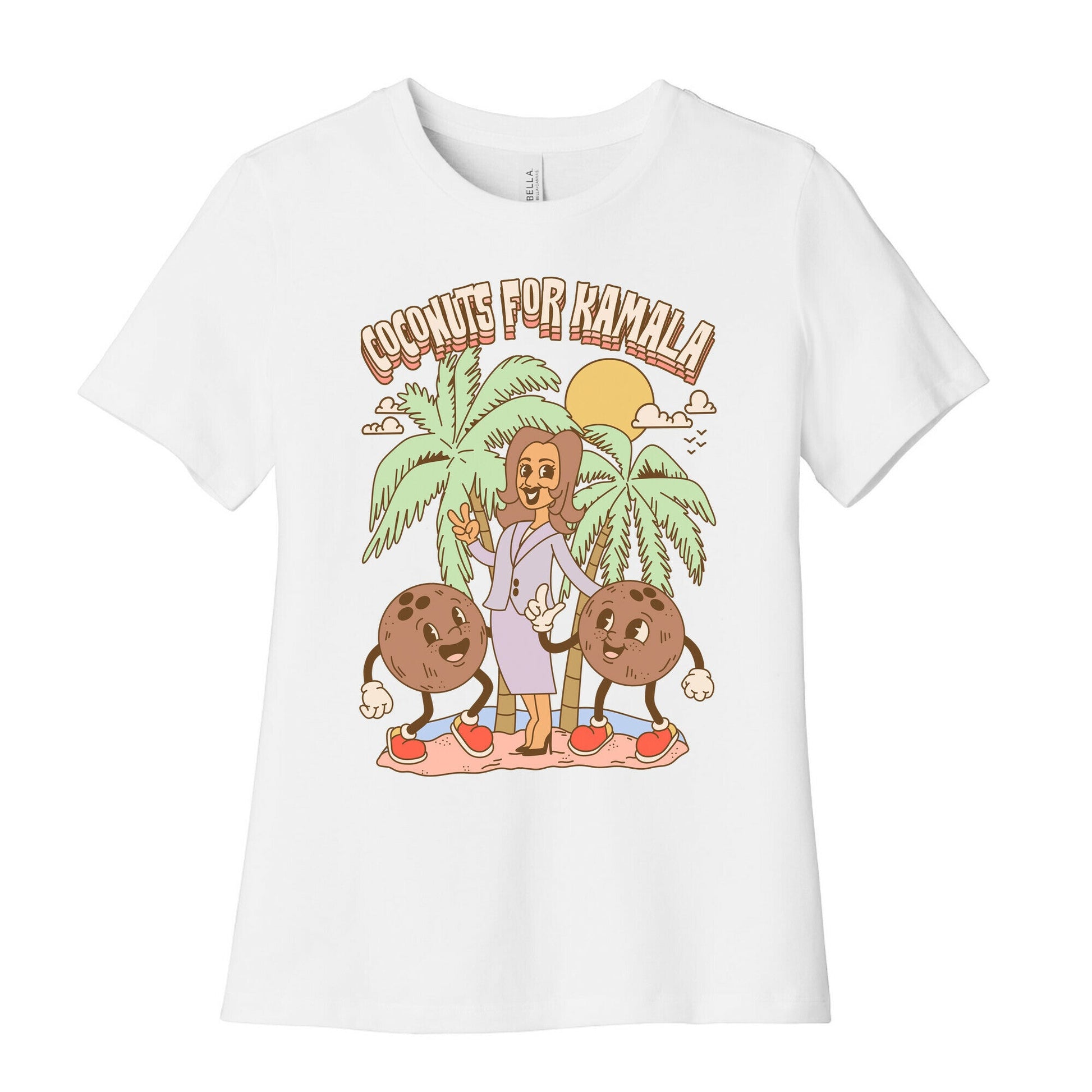 Coconuts For Kamala Womens Cotton Tee