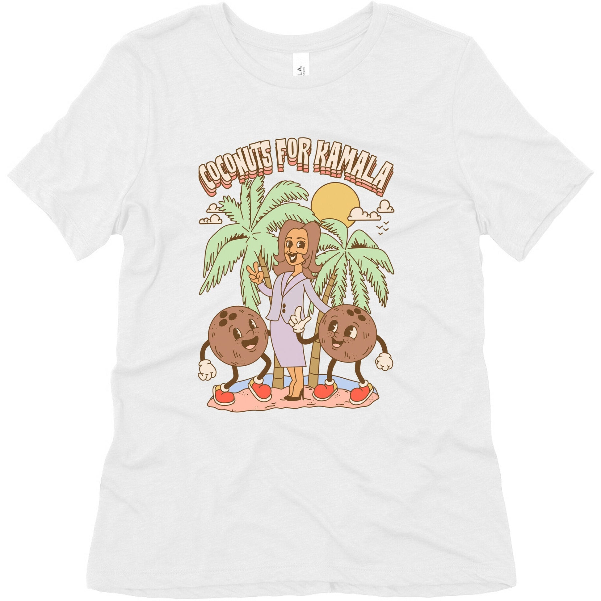 Coconuts For Kamala Womens Triblend Tee