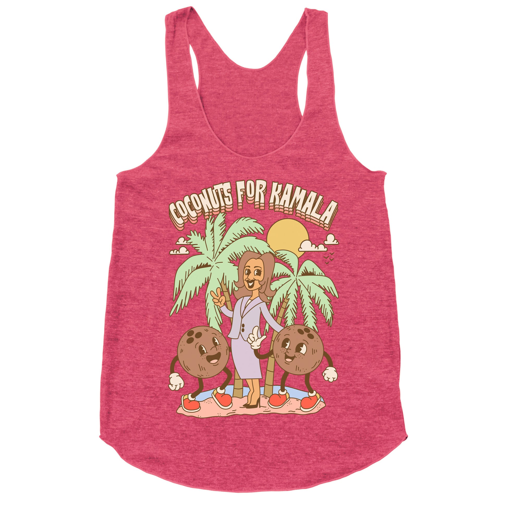 Coconuts For Kamala Racerback Tank