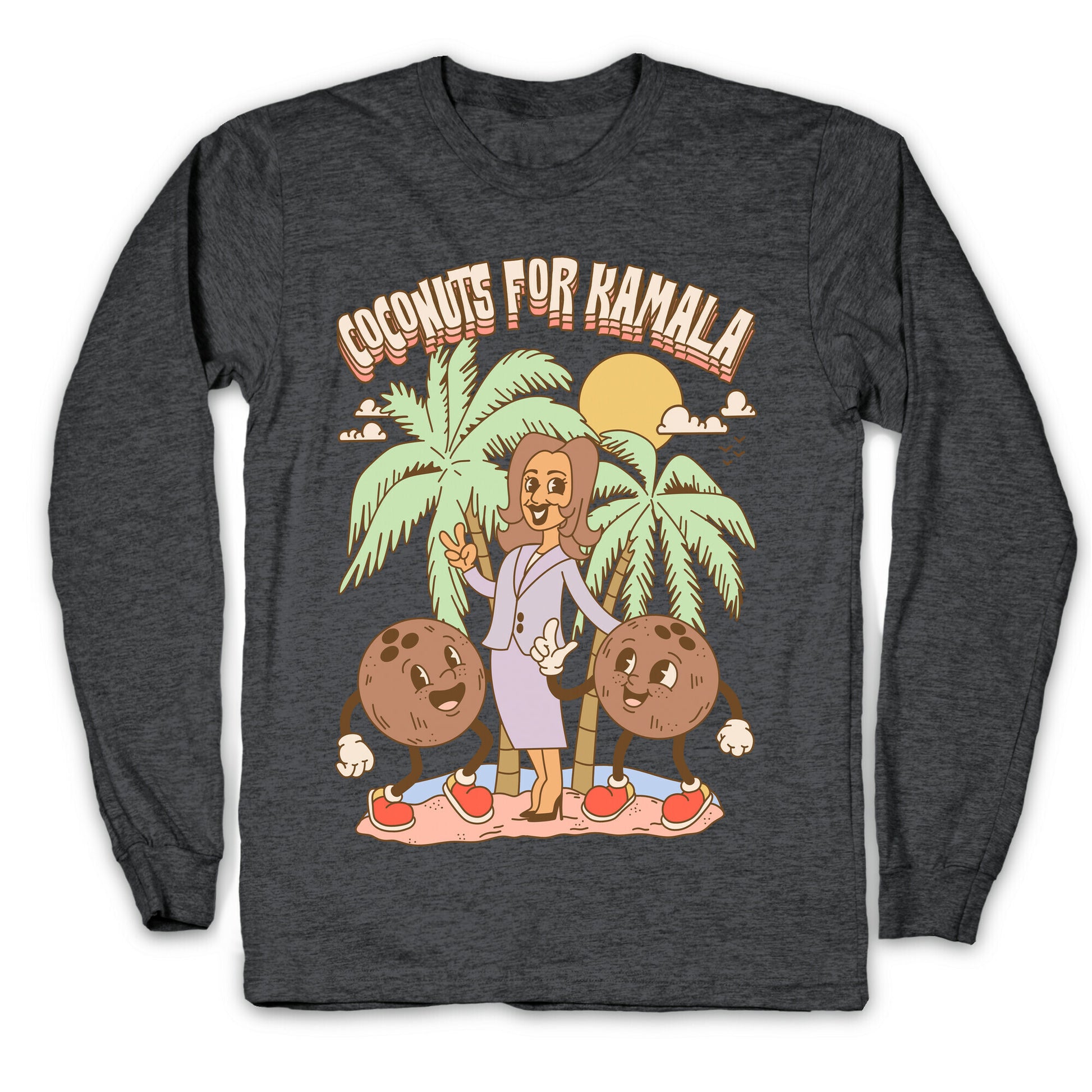 Coconuts For Kamala Longsleeve Tee