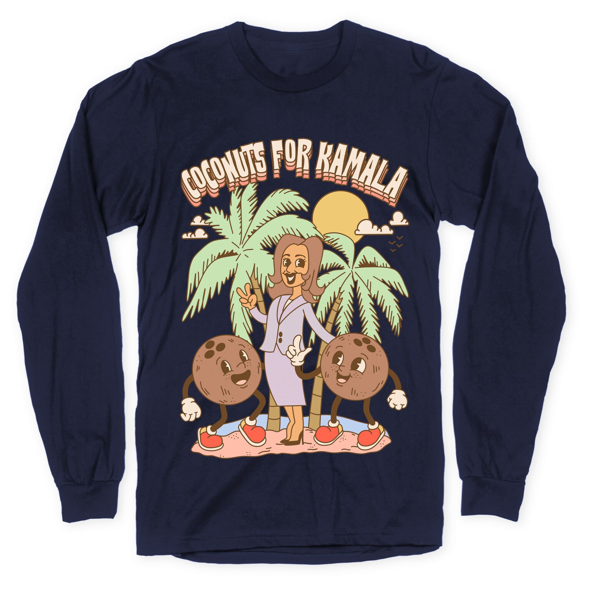 Coconuts For Kamala Longsleeve Tee