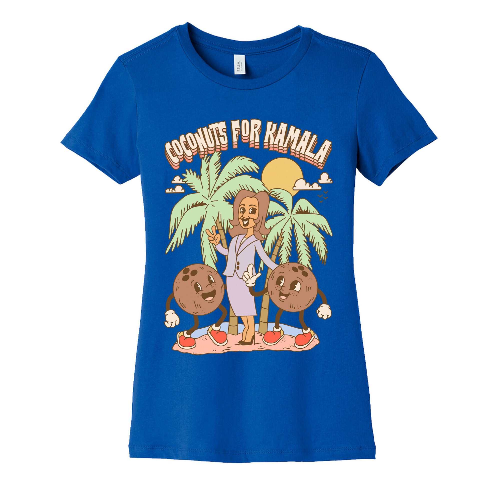 Coconuts For Kamala Womens Cotton Tee