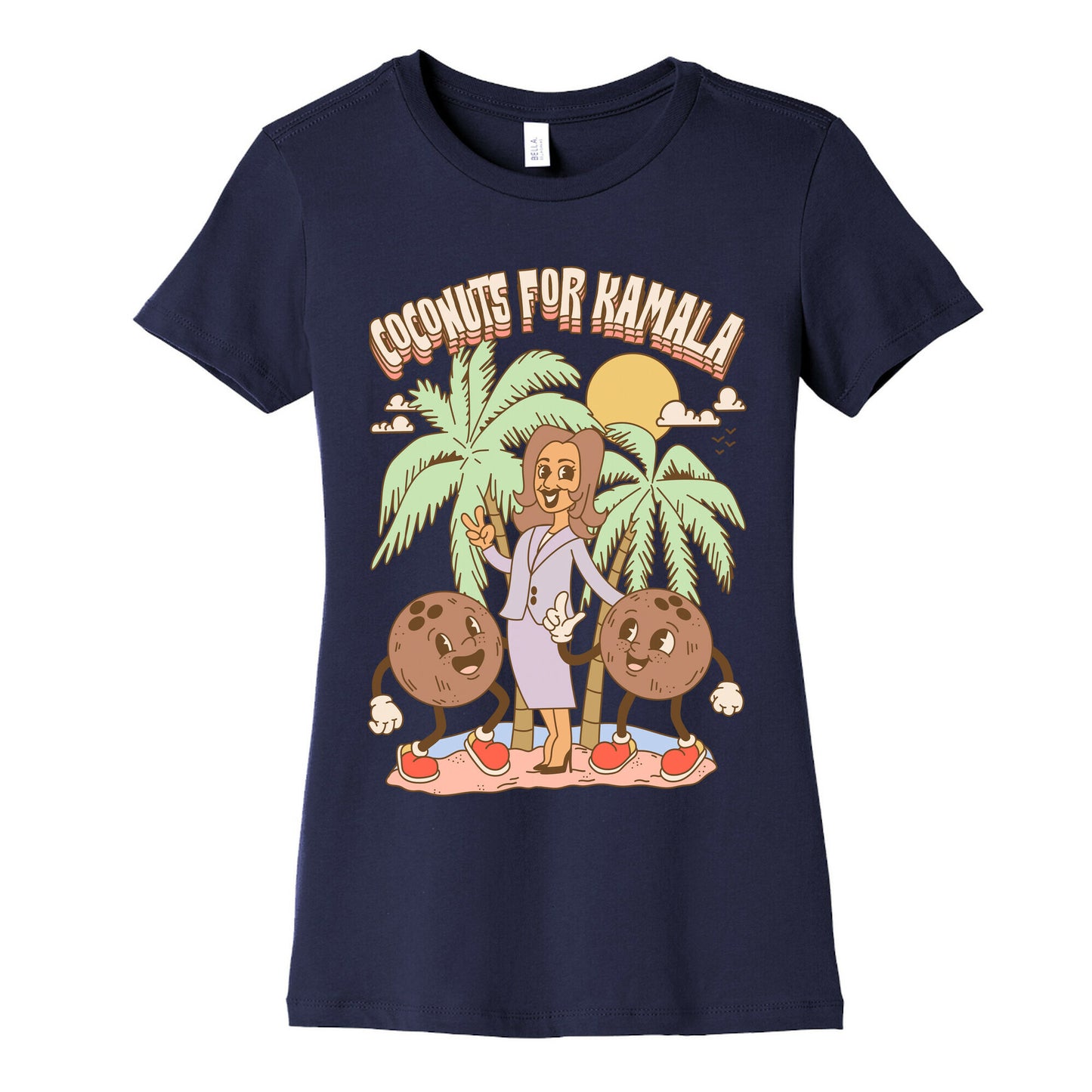 Coconuts For Kamala Womens Cotton Tee
