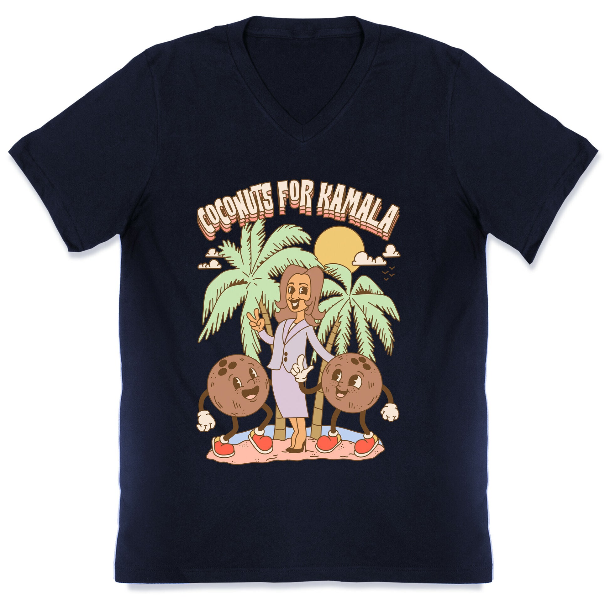 Coconuts For Kamala V-Neck