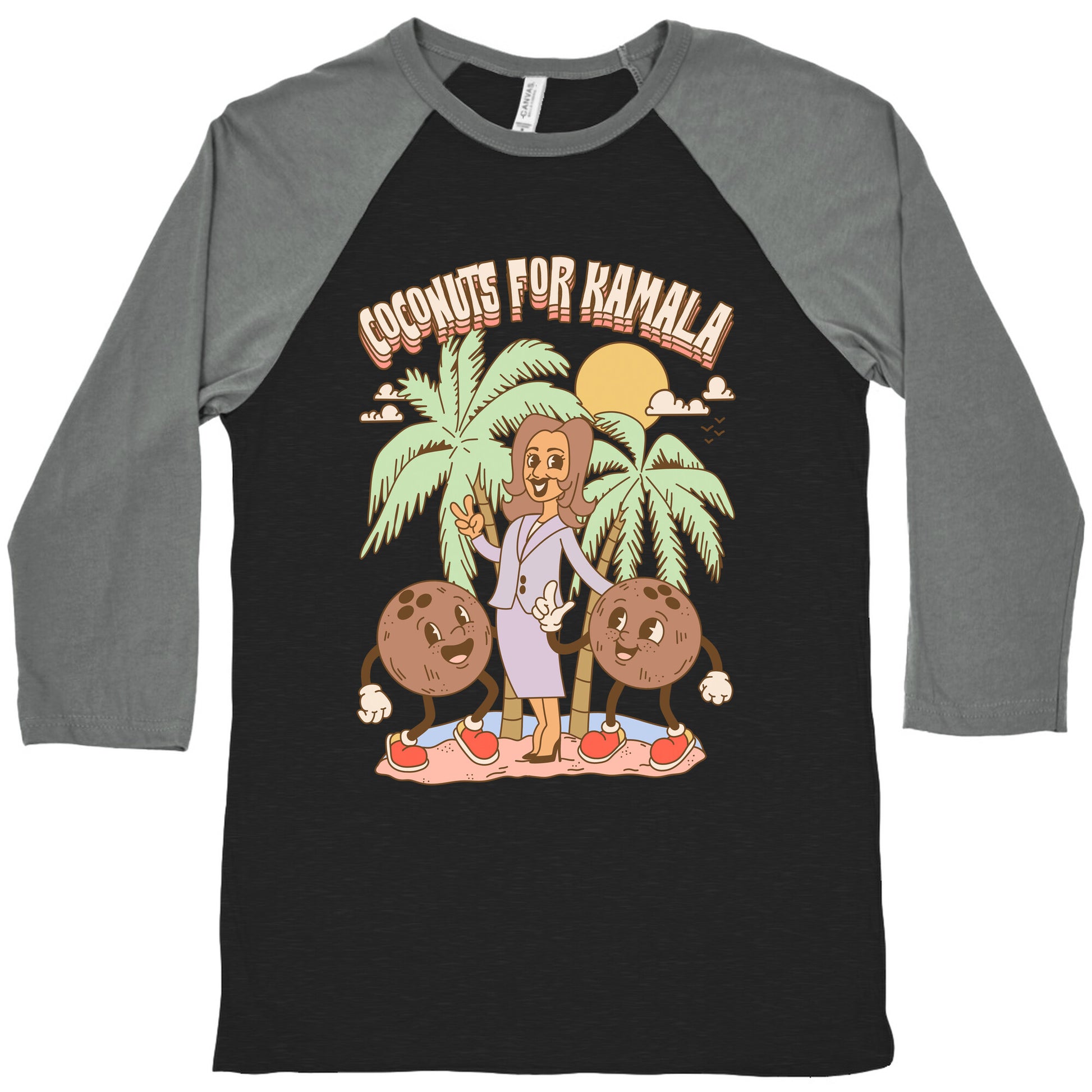 Coconuts For Kamala Baseball Tee