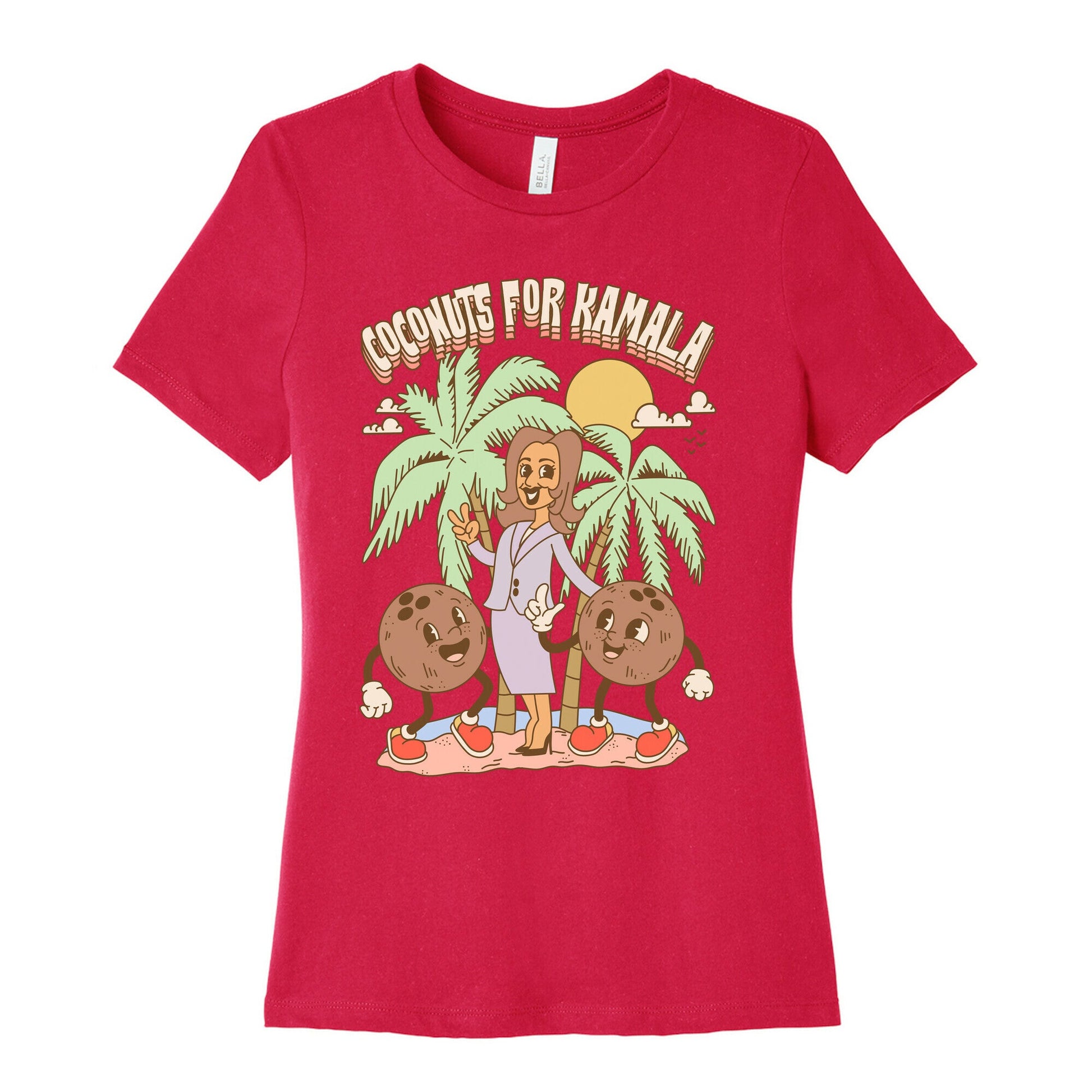 Coconuts For Kamala Womens Cotton Tee