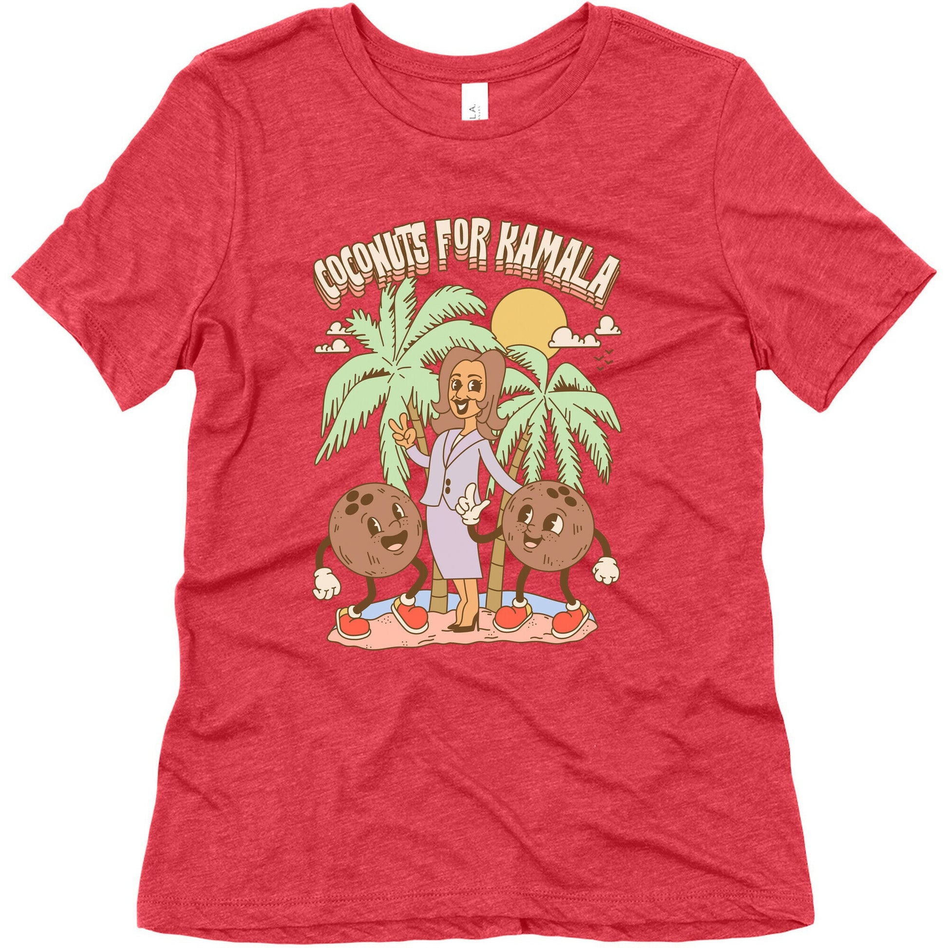 Coconuts For Kamala Womens Triblend Tee