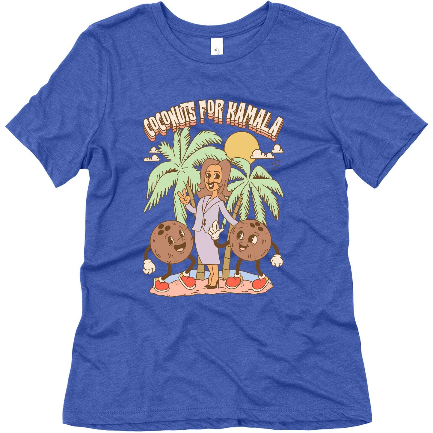 Coconuts For Kamala Womens Triblend Tee