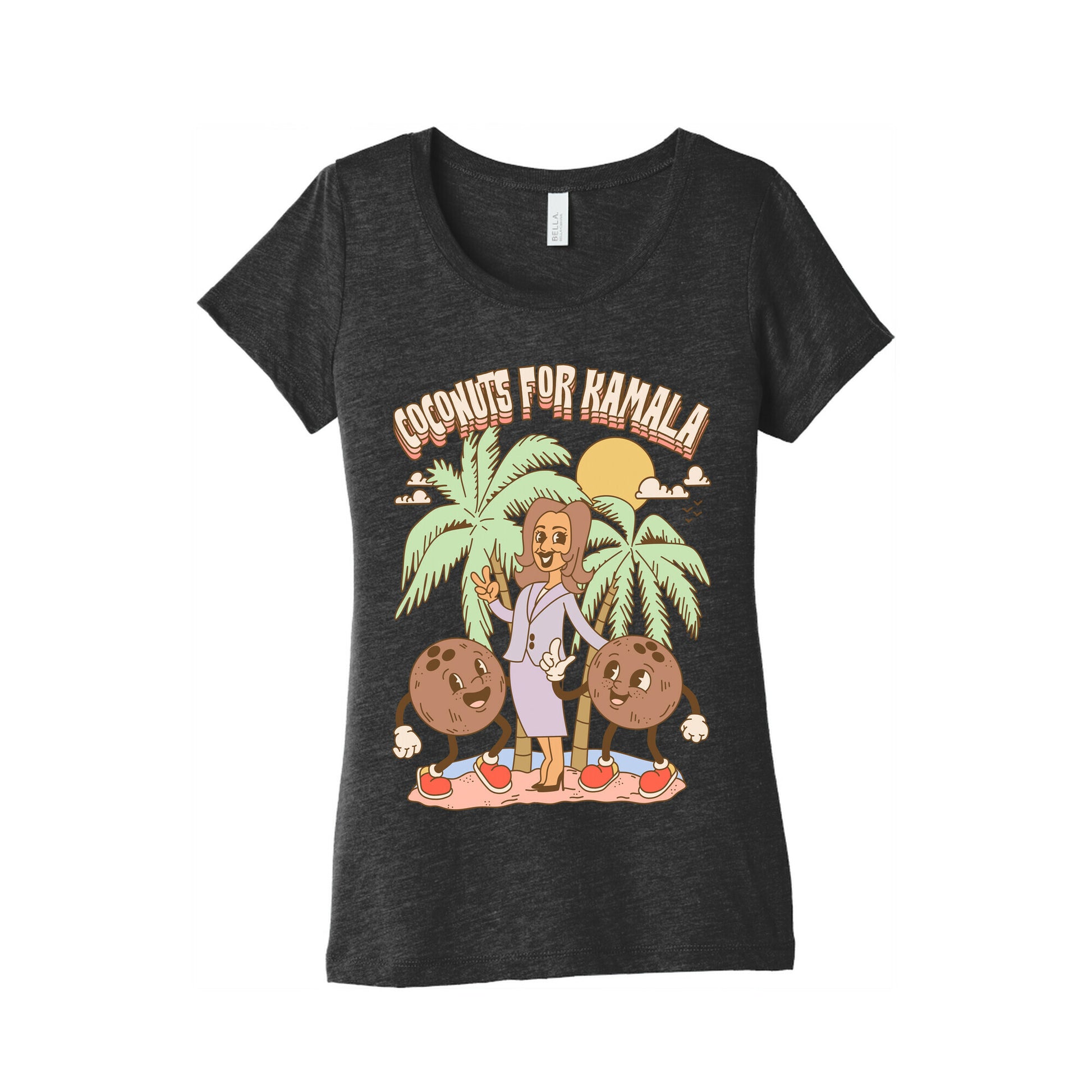 Coconuts For Kamala Womens Triblend Tee