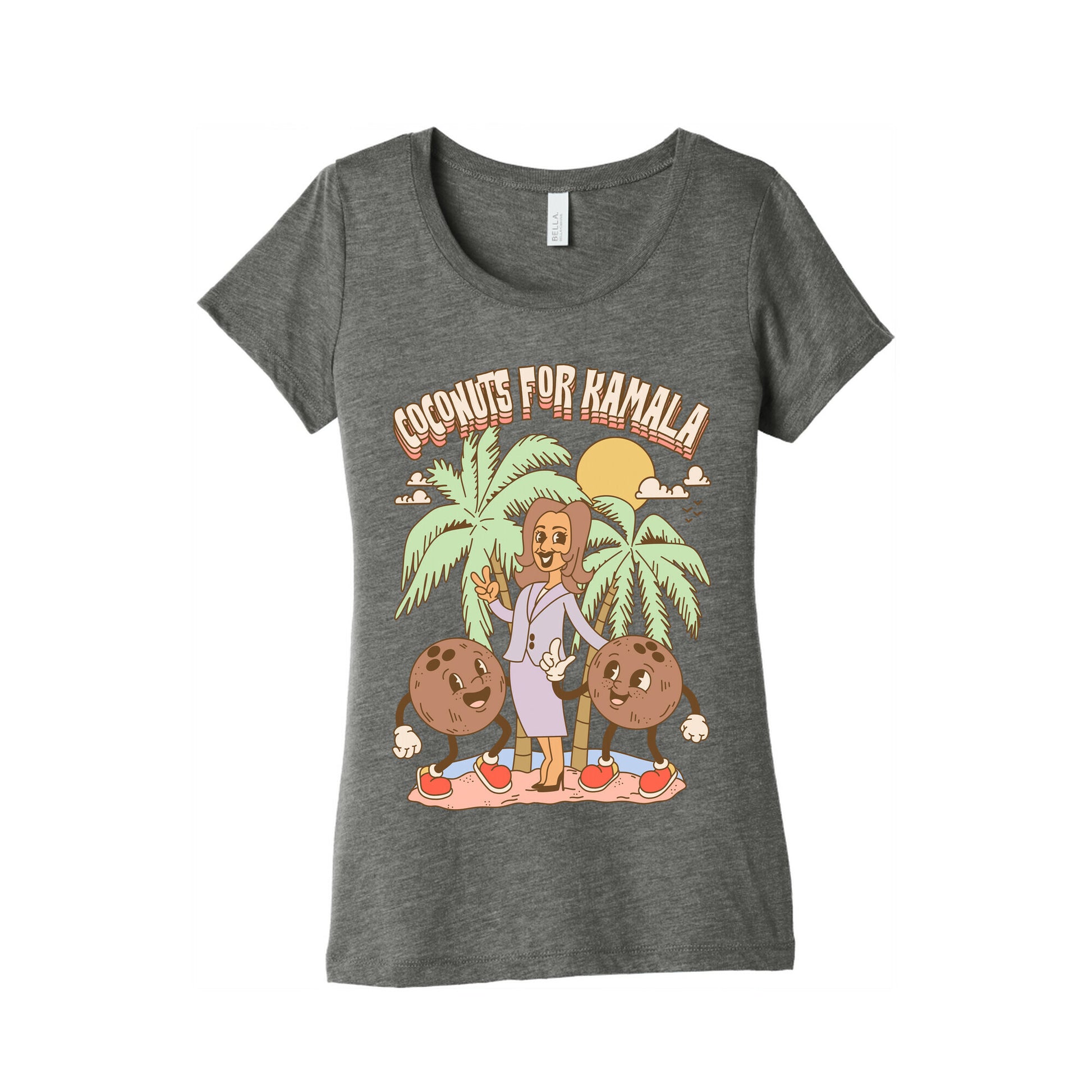 Coconuts For Kamala Womens Triblend Tee