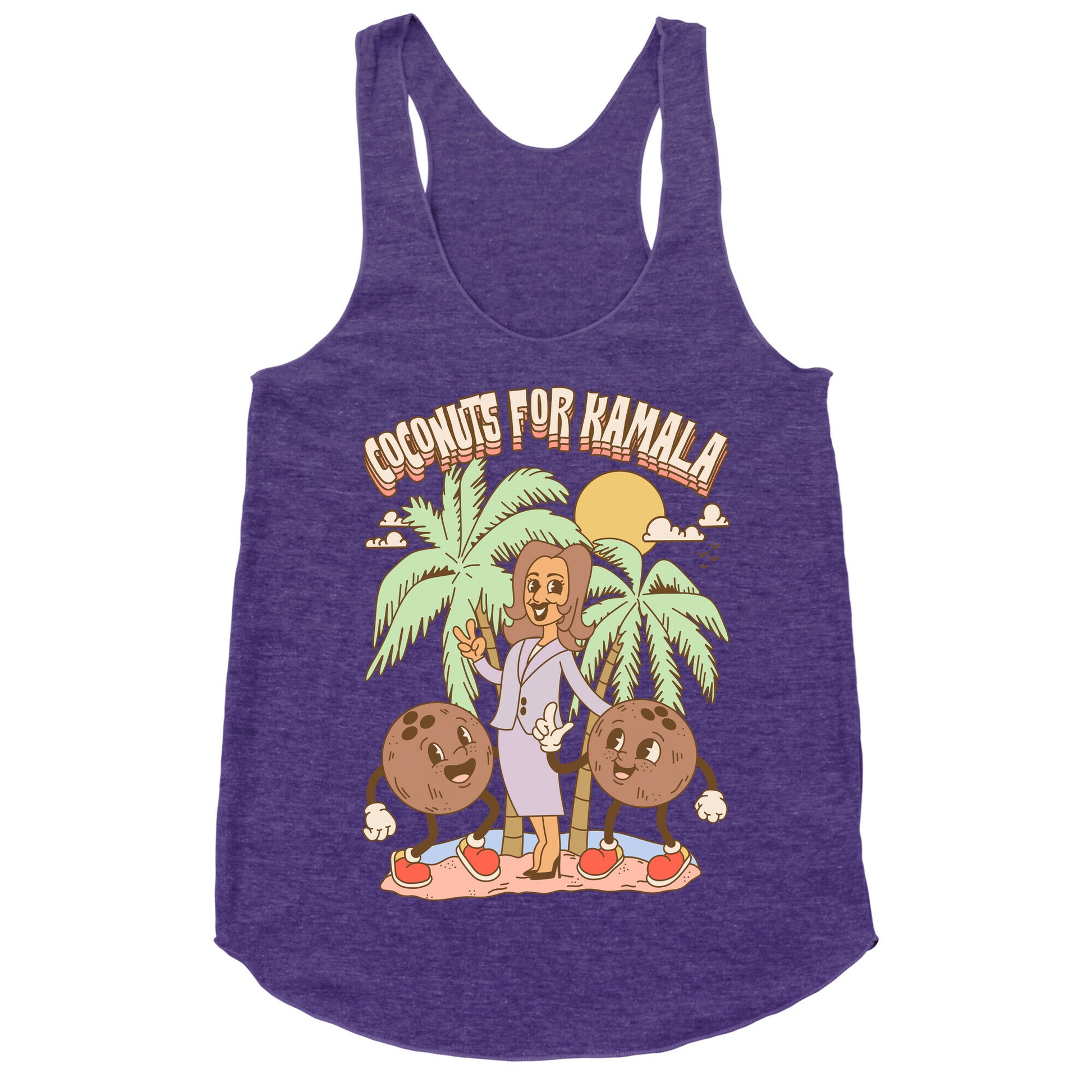 Coconuts For Kamala Racerback Tank