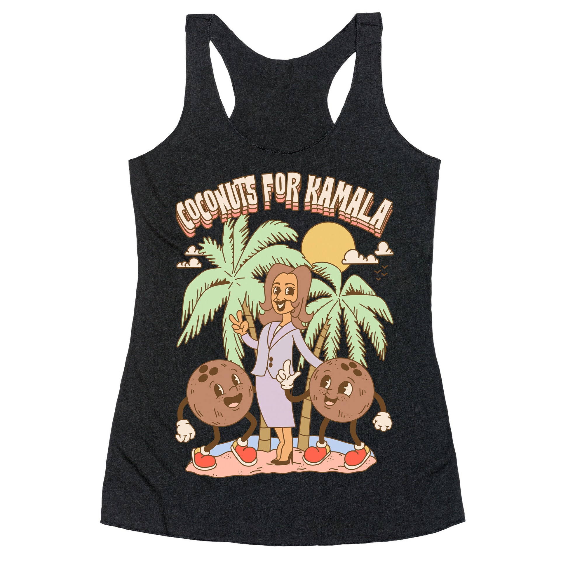 Coconuts For Kamala Racerback Tank