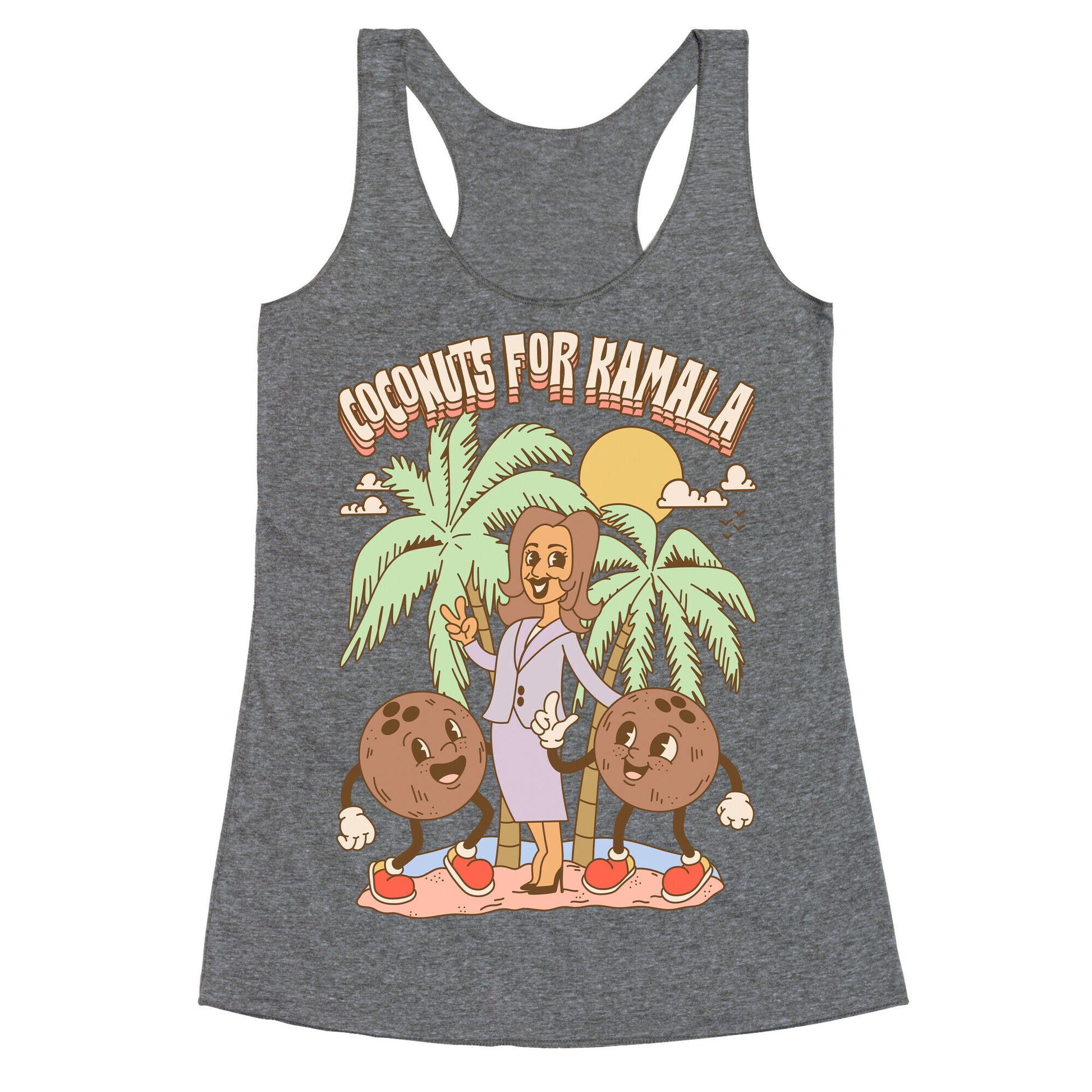 Coconuts For Kamala Racerback Tank