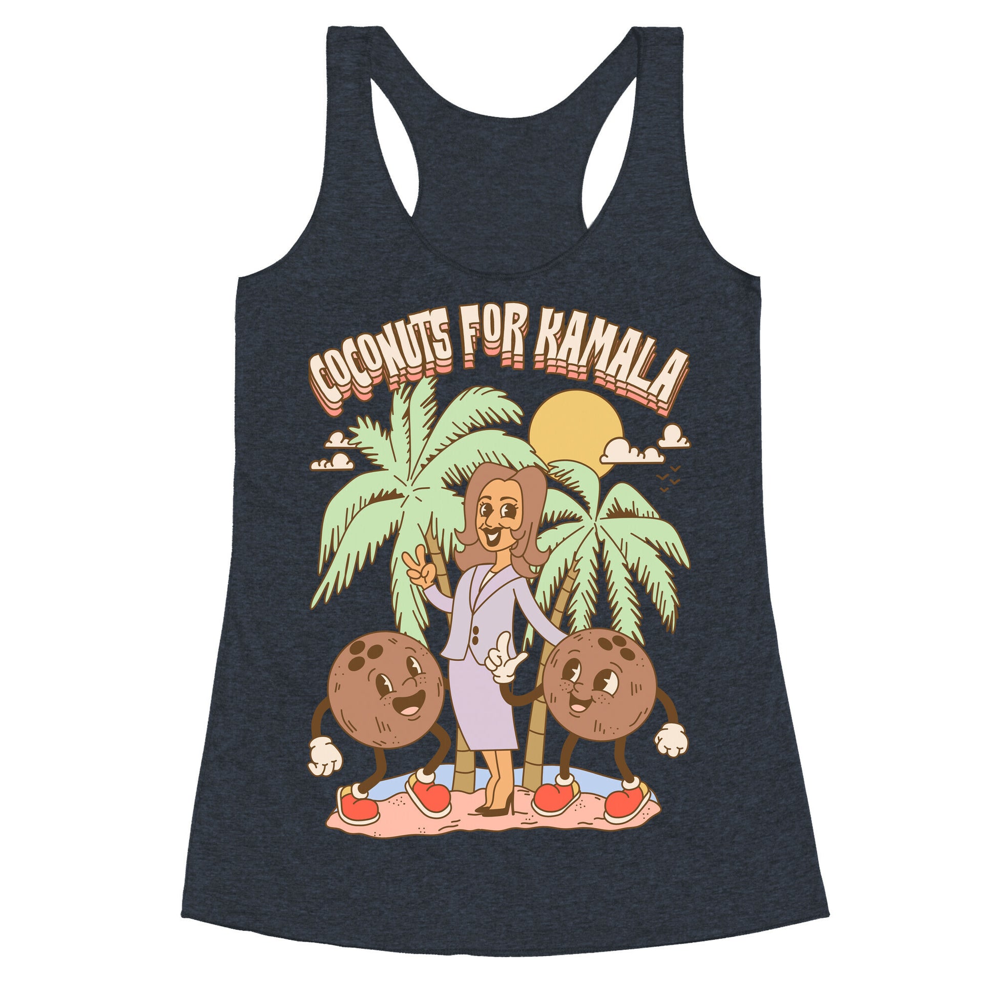 Coconuts For Kamala Racerback Tank
