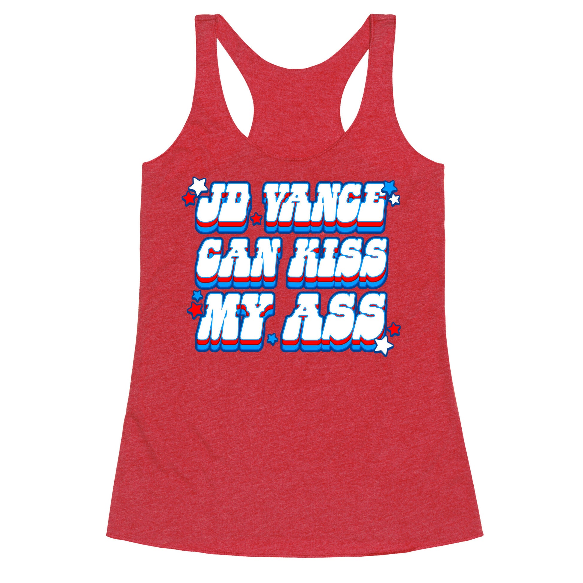 JD Vance Can Kiss My Ass Racerback Tank