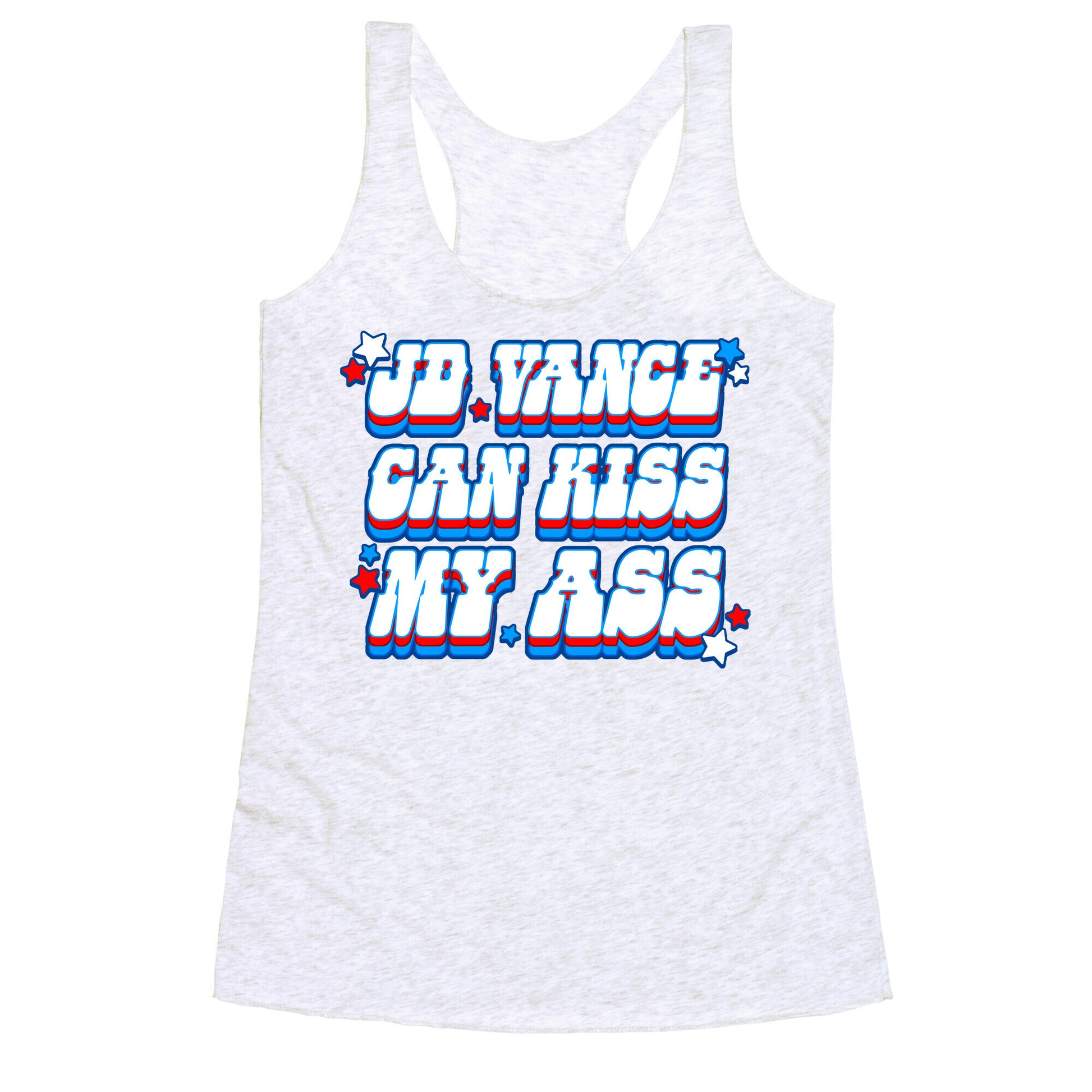 JD Vance Can Kiss My Ass Racerback Tank