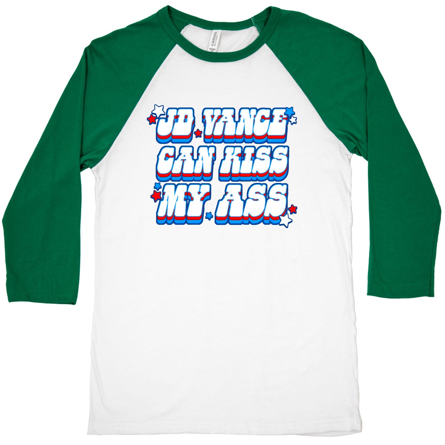JD Vance Can Kiss My Ass Baseball Tee