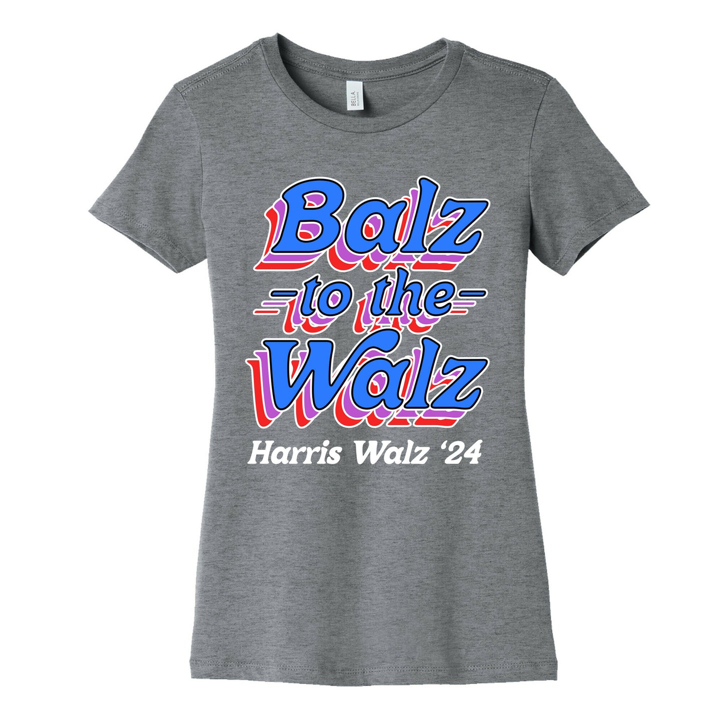 Balz to the Walz \(Harris Walz 2024\) Womens Cotton Tee