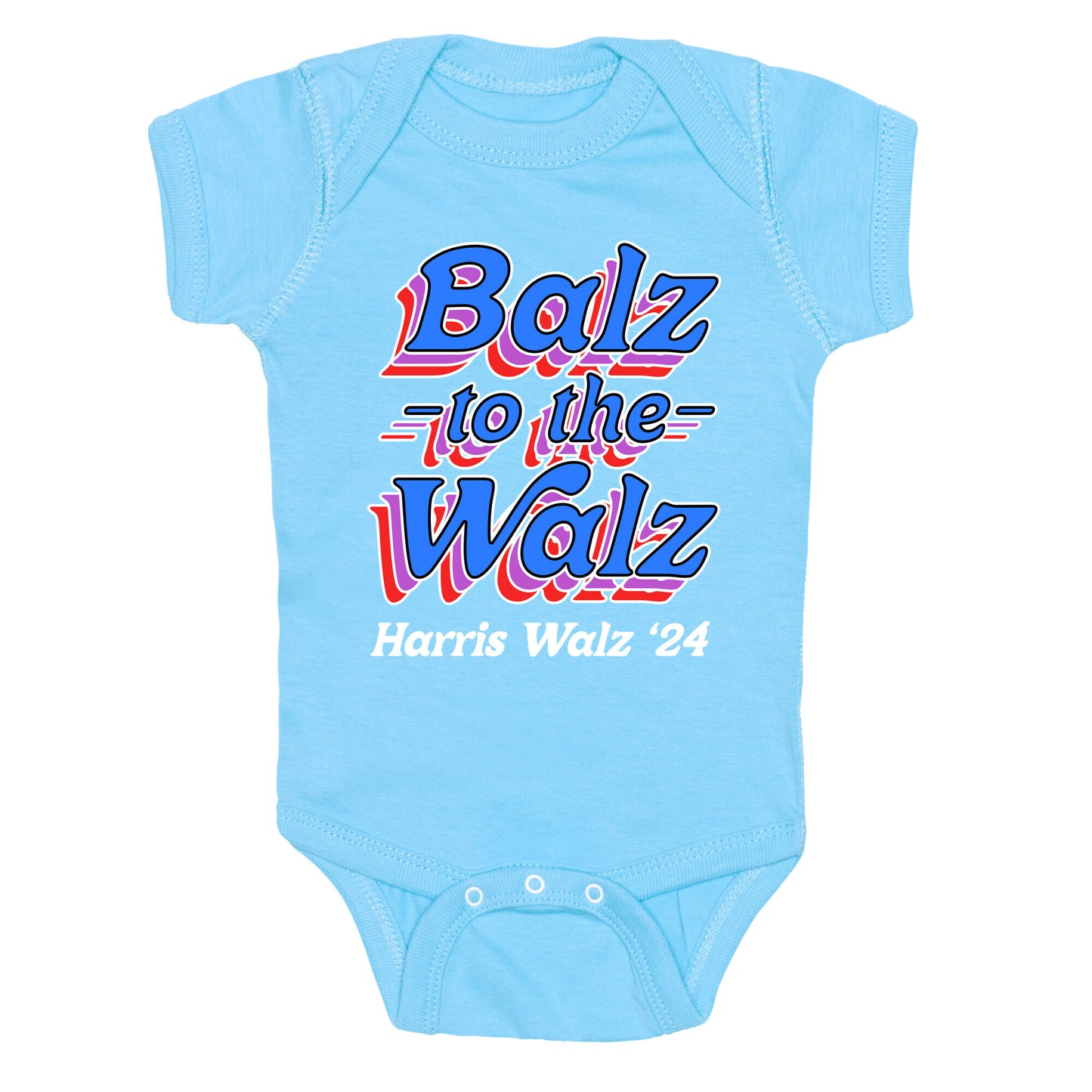 Balz to the Walz \(Harris Walz 2024\) Baby One-Piece